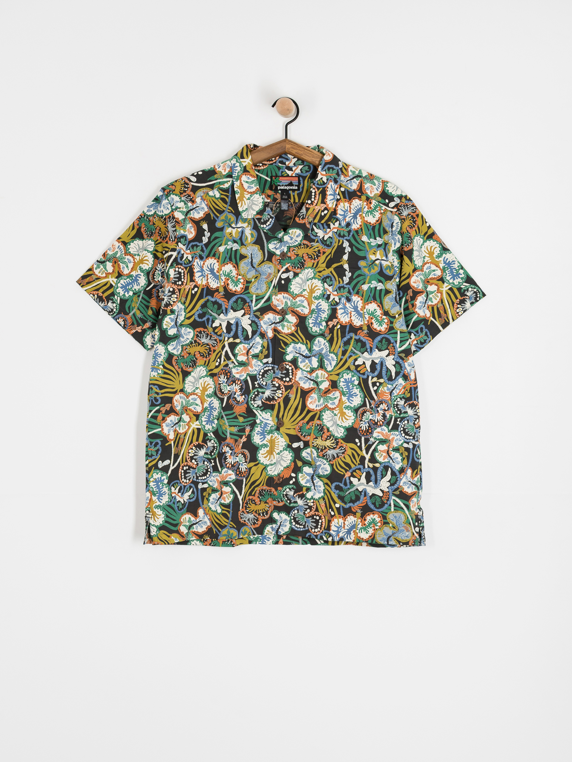 Cămașă Patagonia Tidal Threads Camp (undersea/ink black)