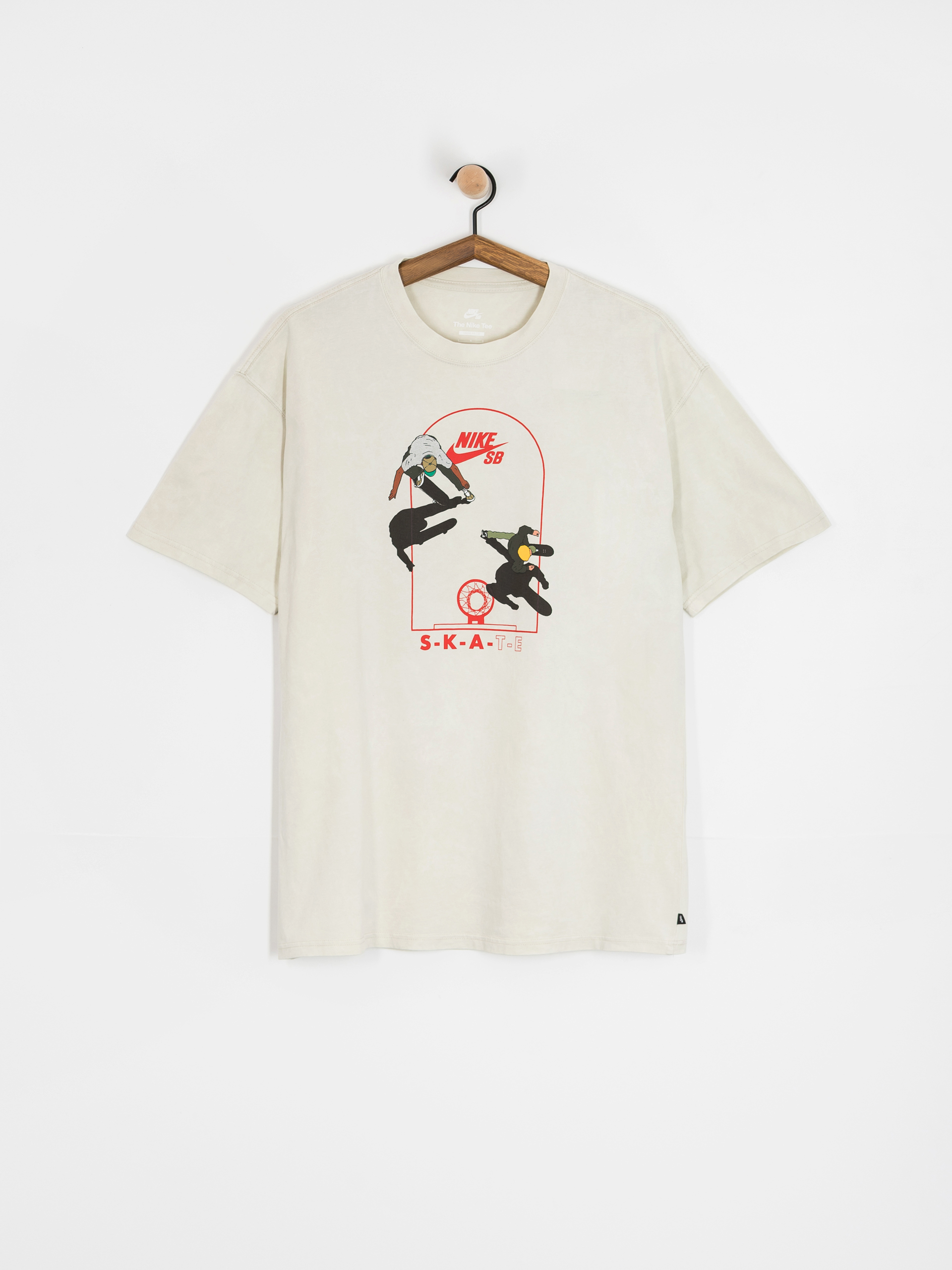 Tricou Nike SB Skate On Court (light bone)