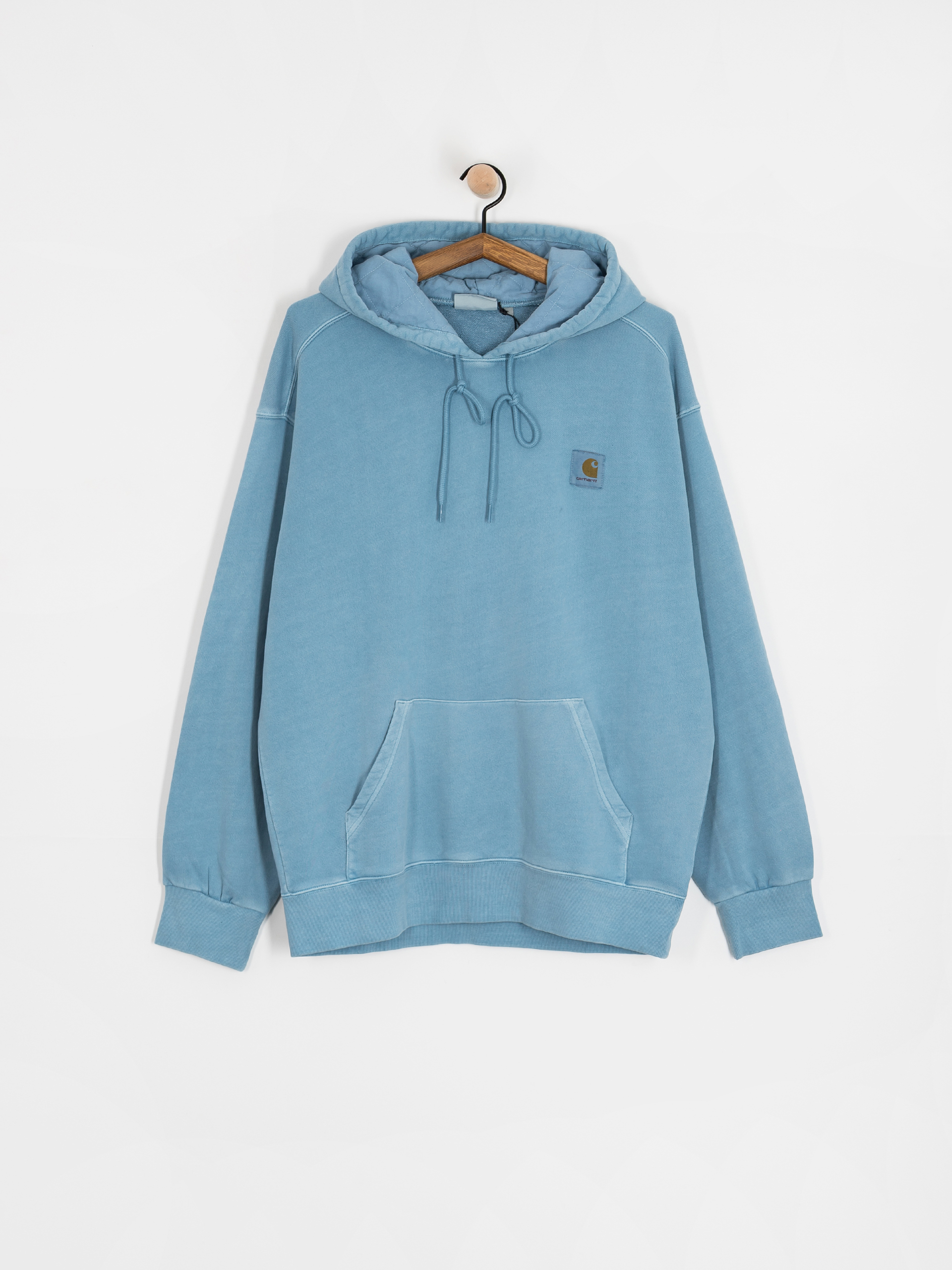 Hanorac cu glugă Carhartt WIP Nelson HD (clay blue)
