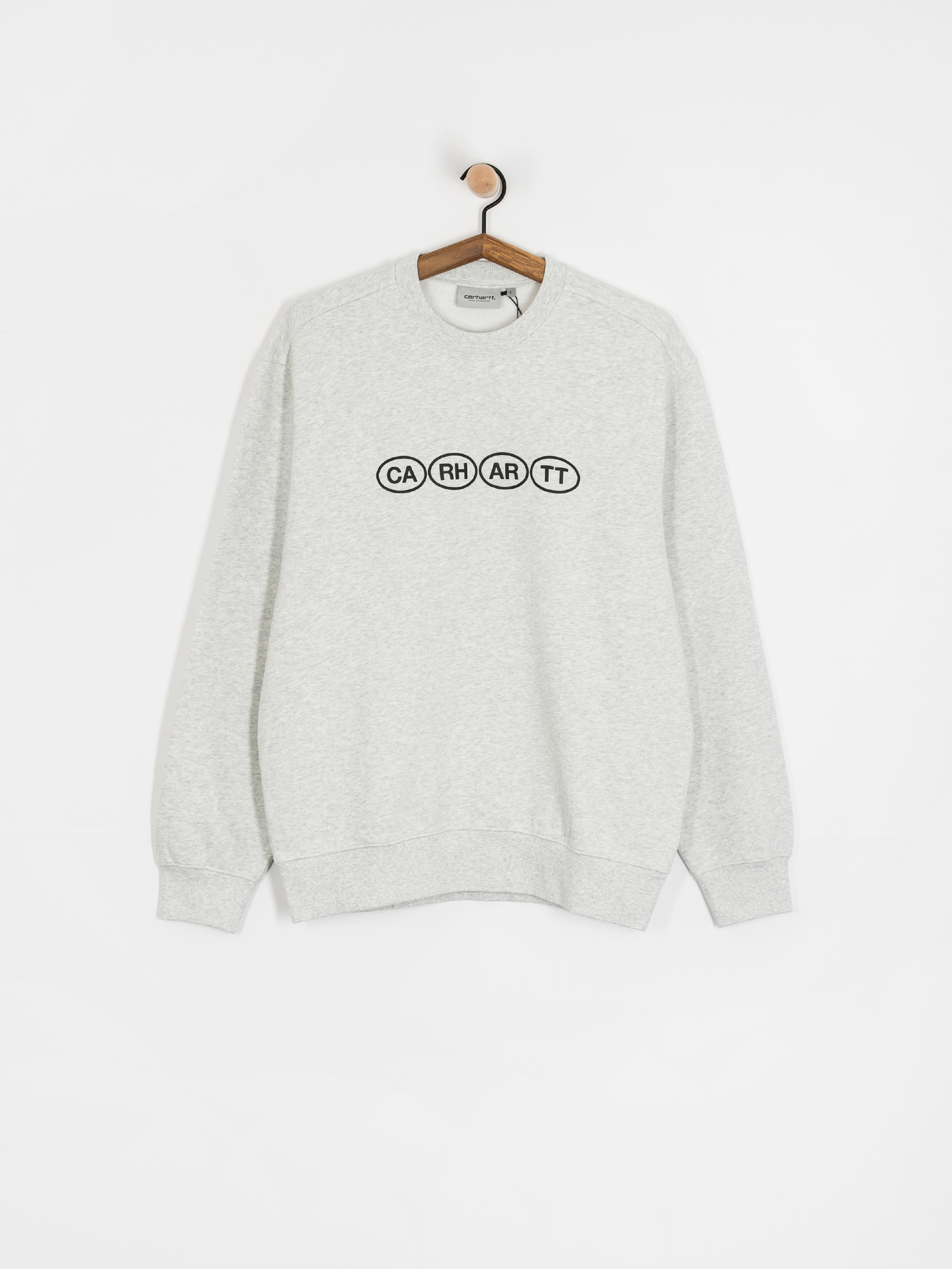 Hanorac Carhartt WIP Bumper (ash heather/black)