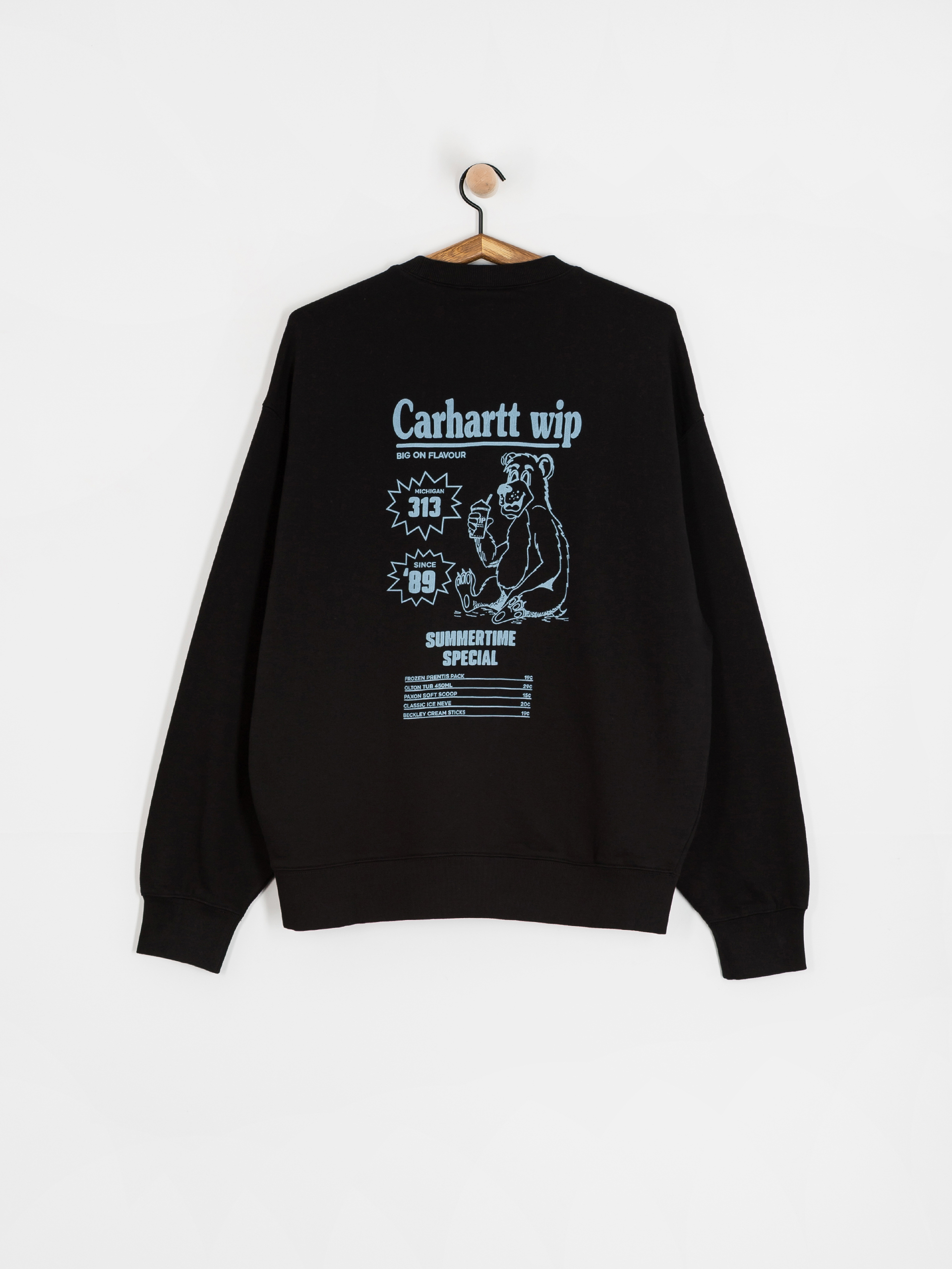 Hanorac Carhartt WIP Catalogue (black/bluebird)