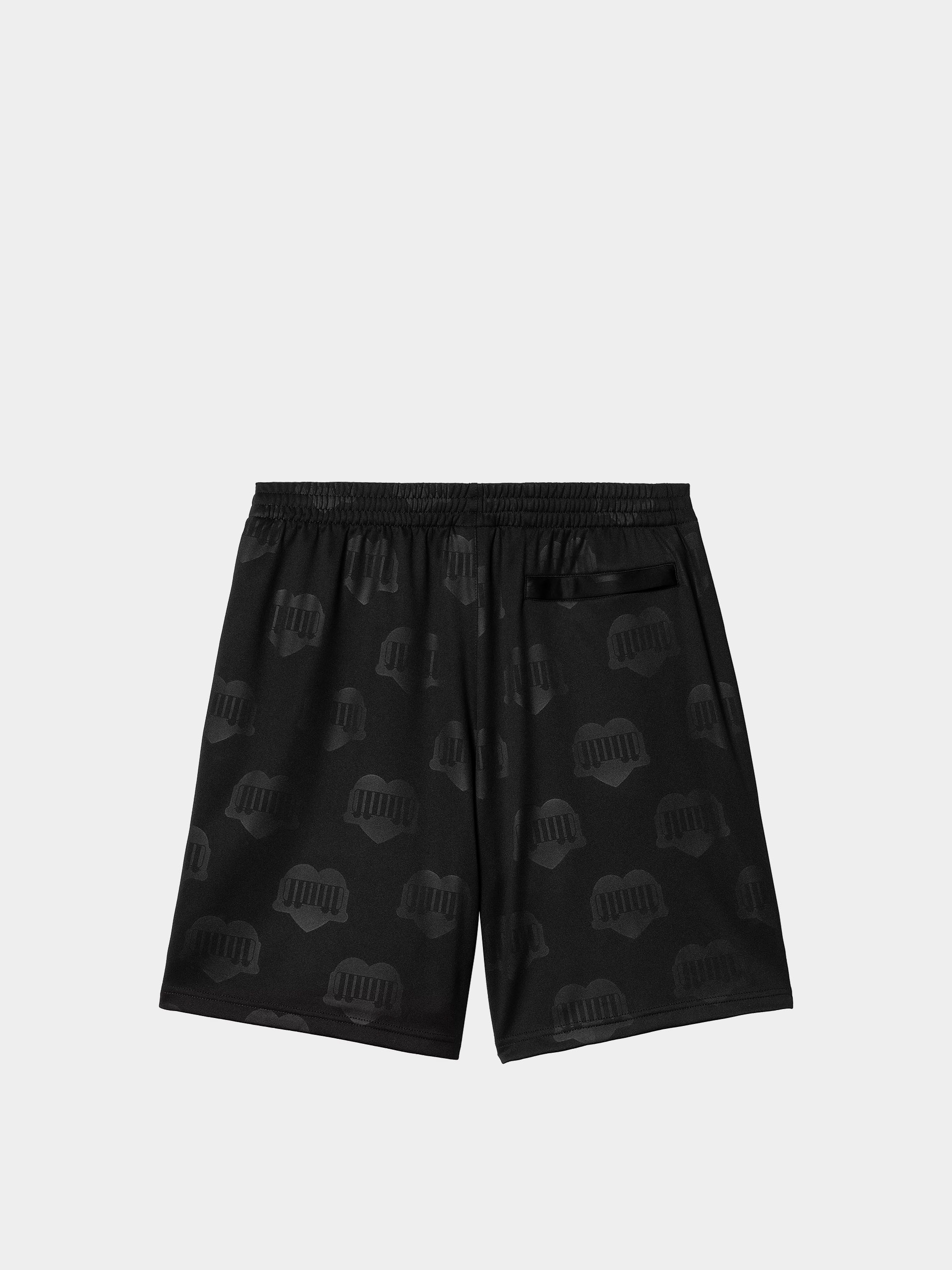 Pantaloni scurți Carhartt WIP Hartts Football (heart train jacquard/black)