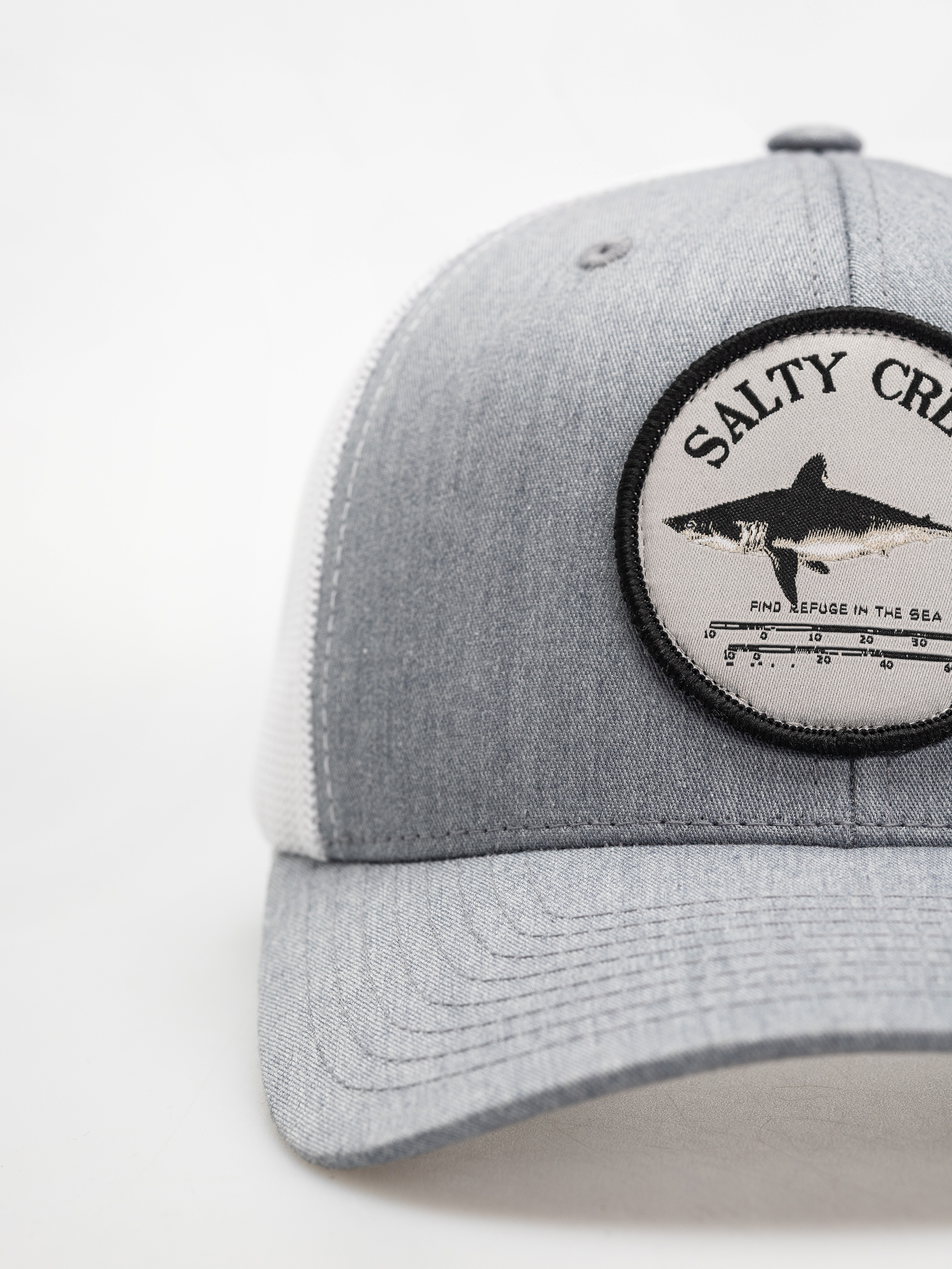 Șapcă Salty Crew Bruce (heather grey white)