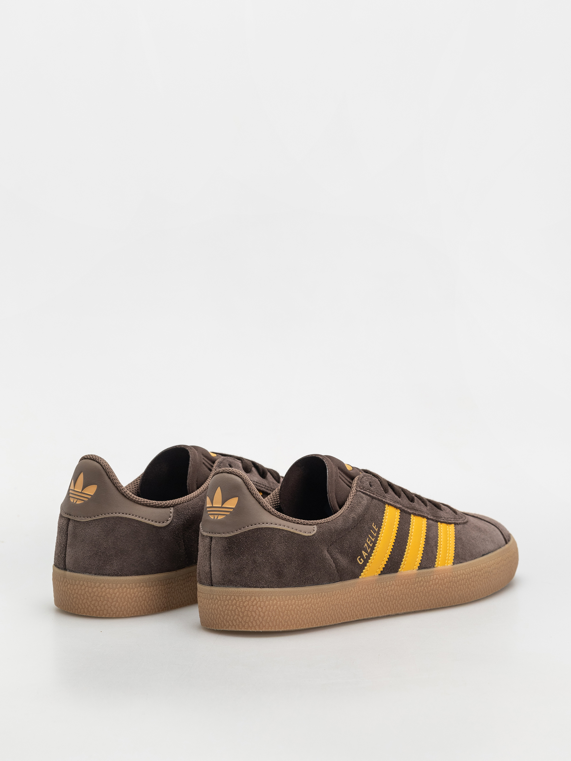 Pantofi adidas Gazelle ADV - maro (crywht/crywht/gum4)