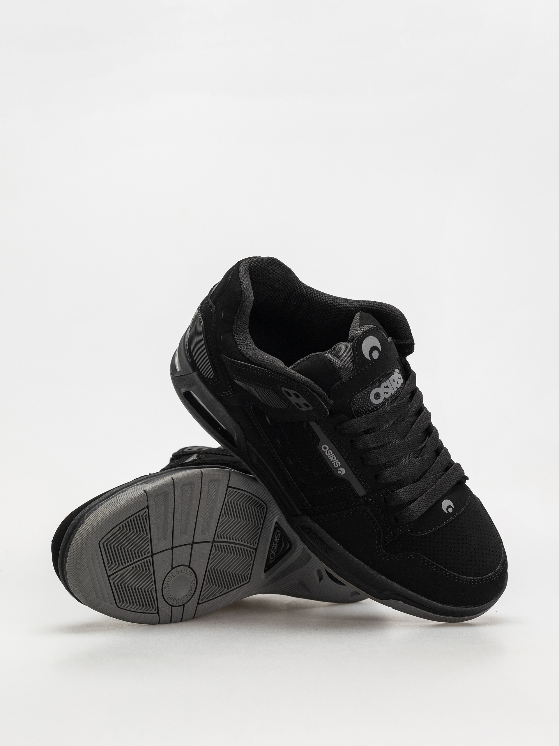 Pantofi Osiris Peril (black/black/grey)