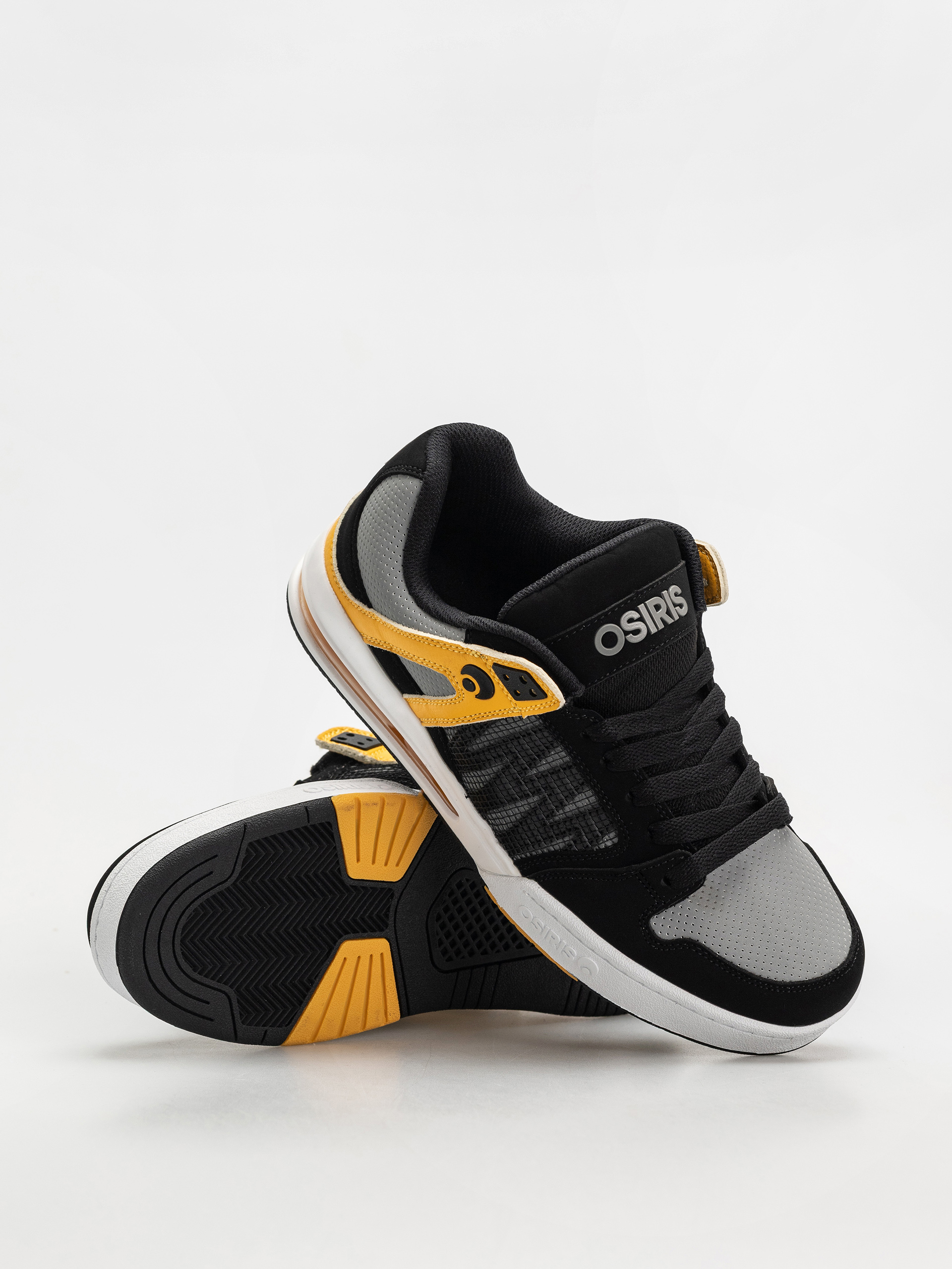 Pantofi Osiris Pixel (black/charcoal/yellow)