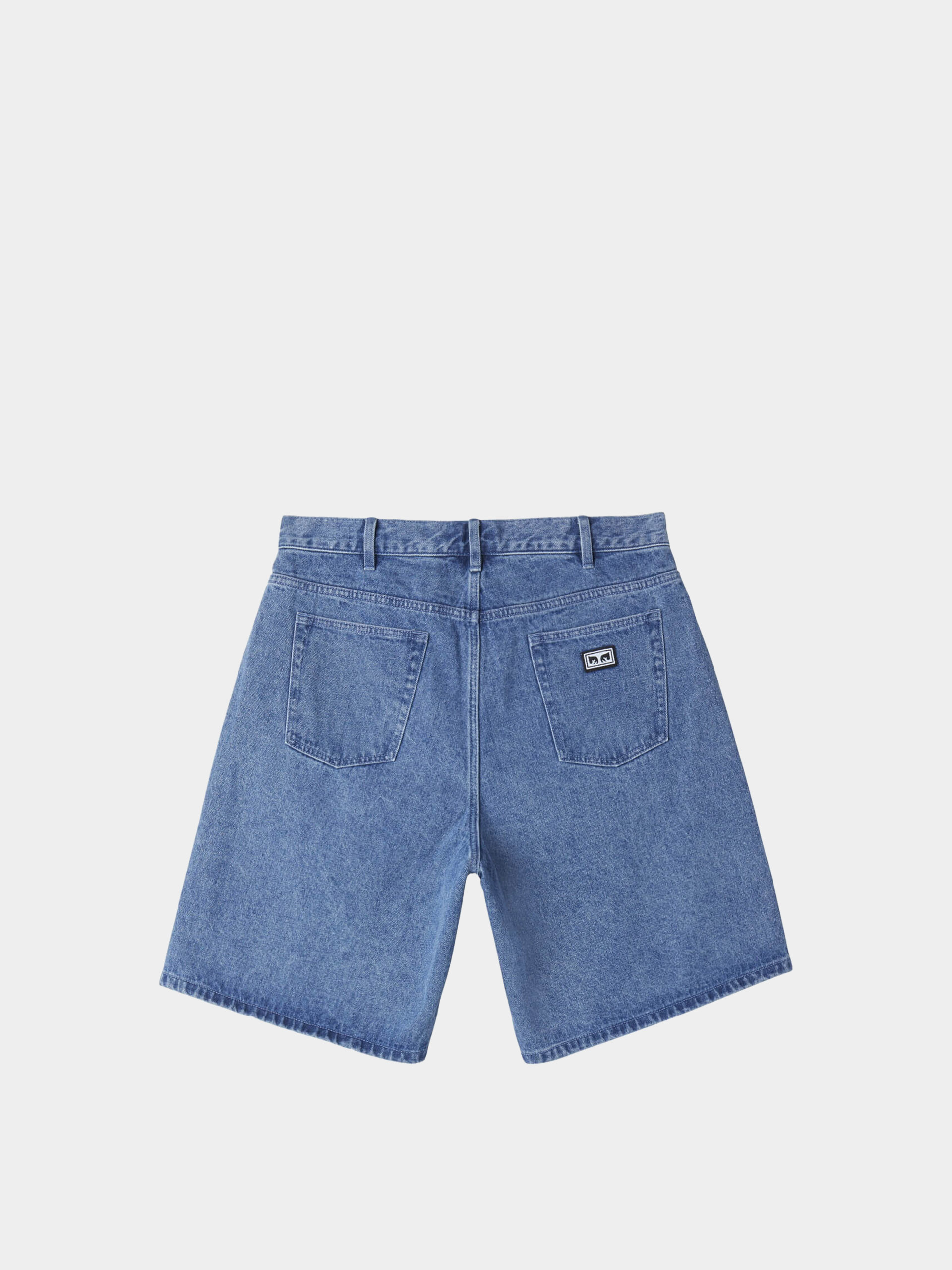 Pantaloni scurți OBEY Bigwig Baggy Denim (light indigo)