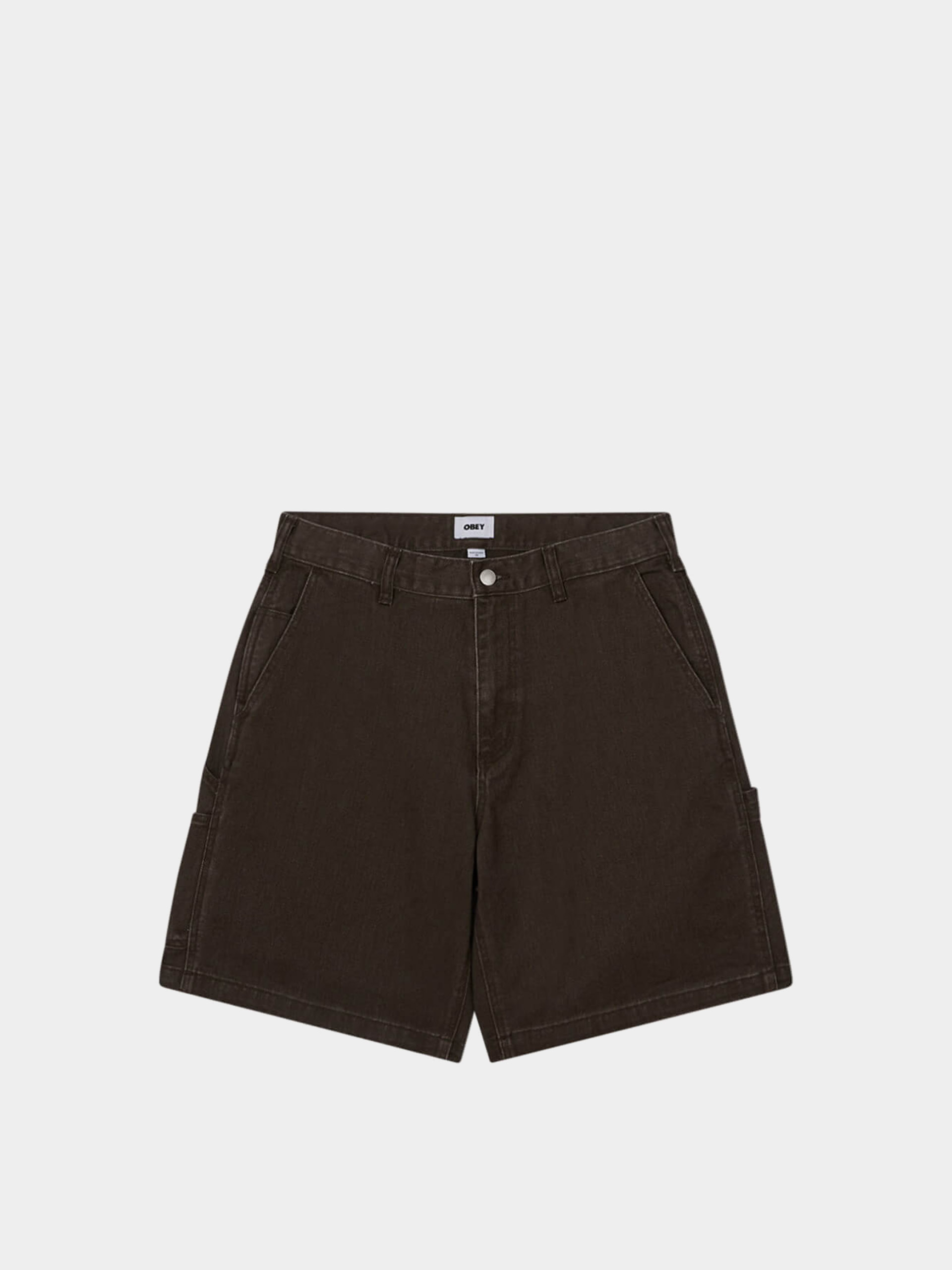 Pantaloni scurți OBEY Bigwig Denim Carpenter (wren faded wash)