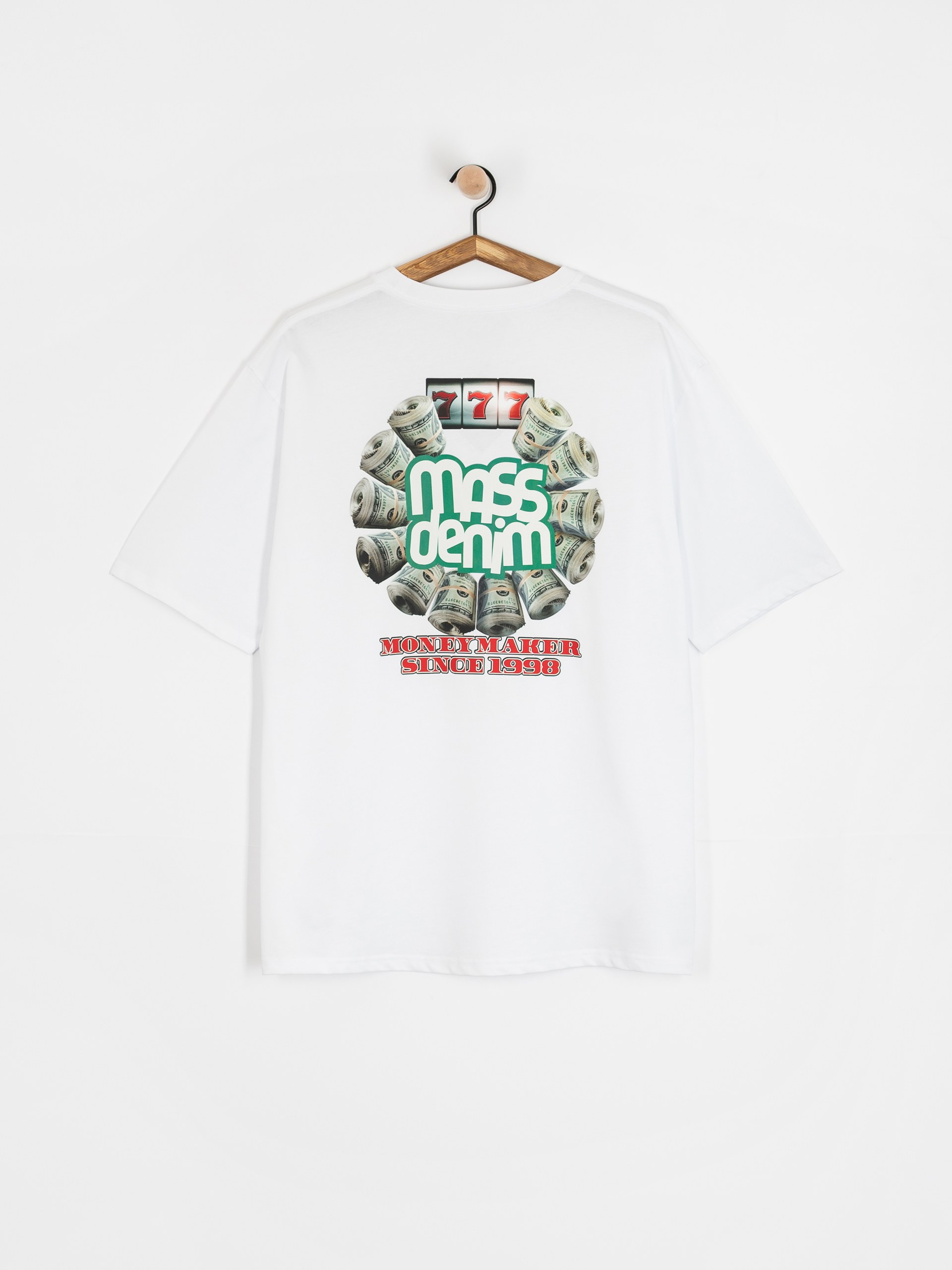 Tricou MassDnm Casino (white)
