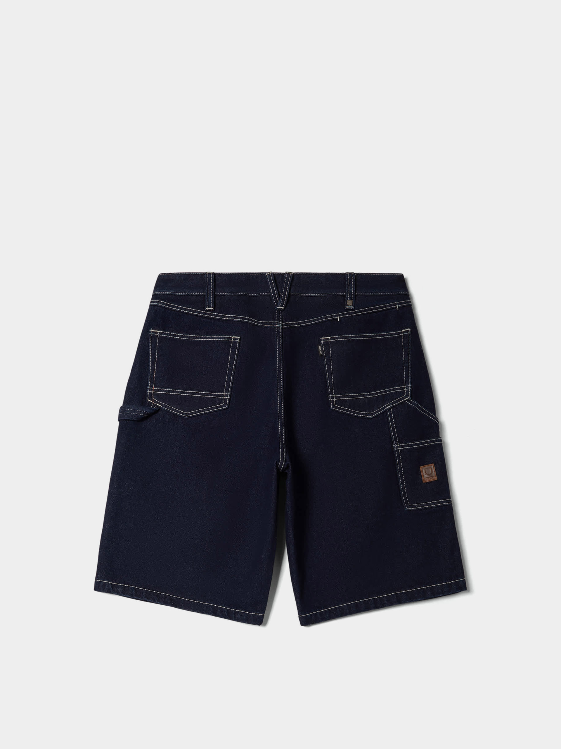 Pantaloni scurți Brixton Builders Carpenter (rinse denim)