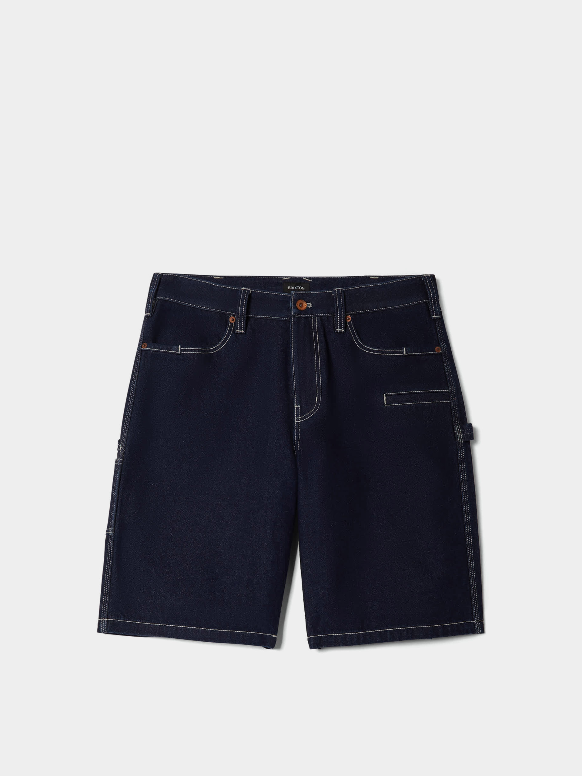 Pantaloni scurți Brixton Builders Carpenter (rinse denim)
