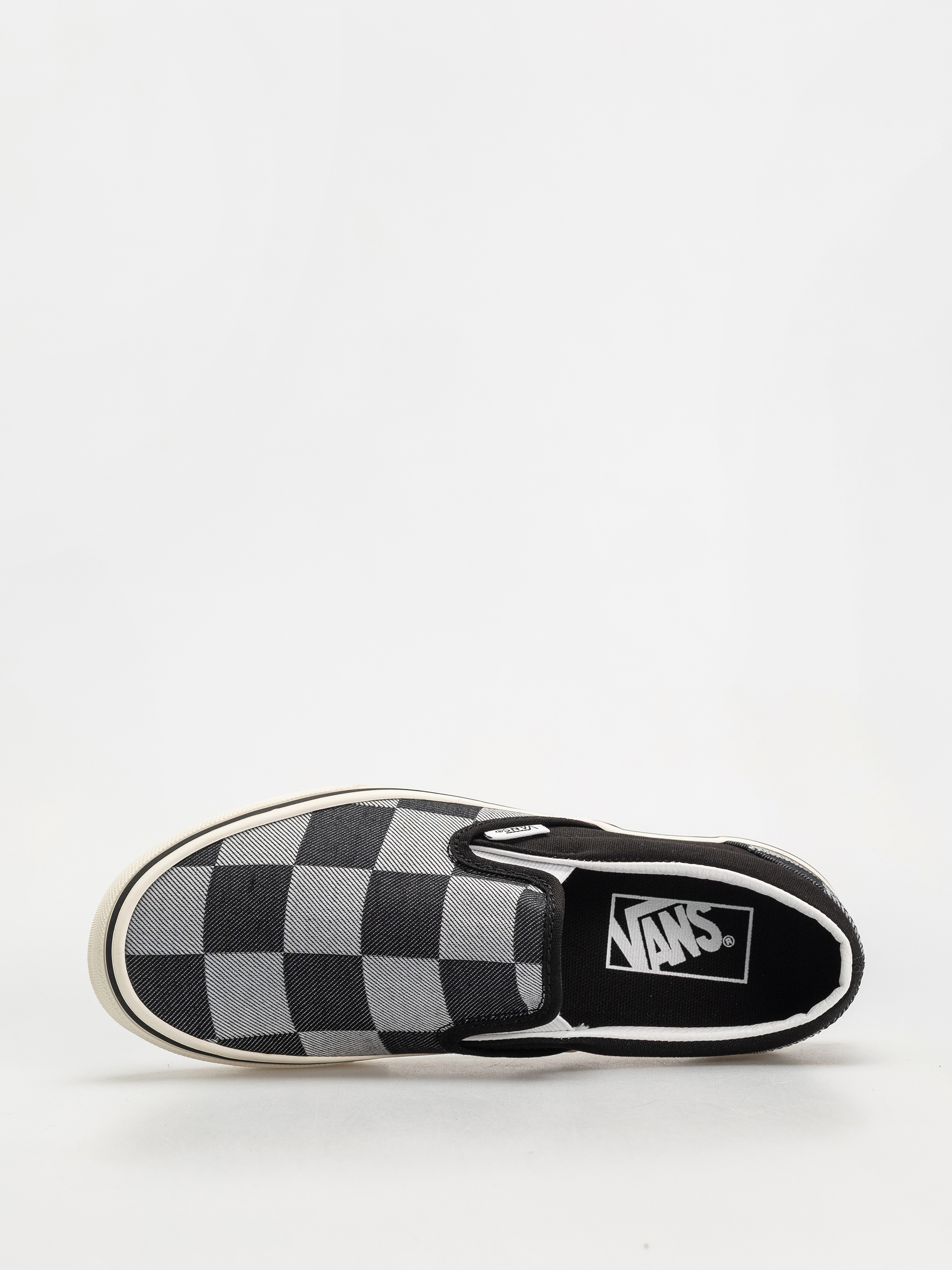Pantofi Vans Classic Slip On (mono checkerboard black)