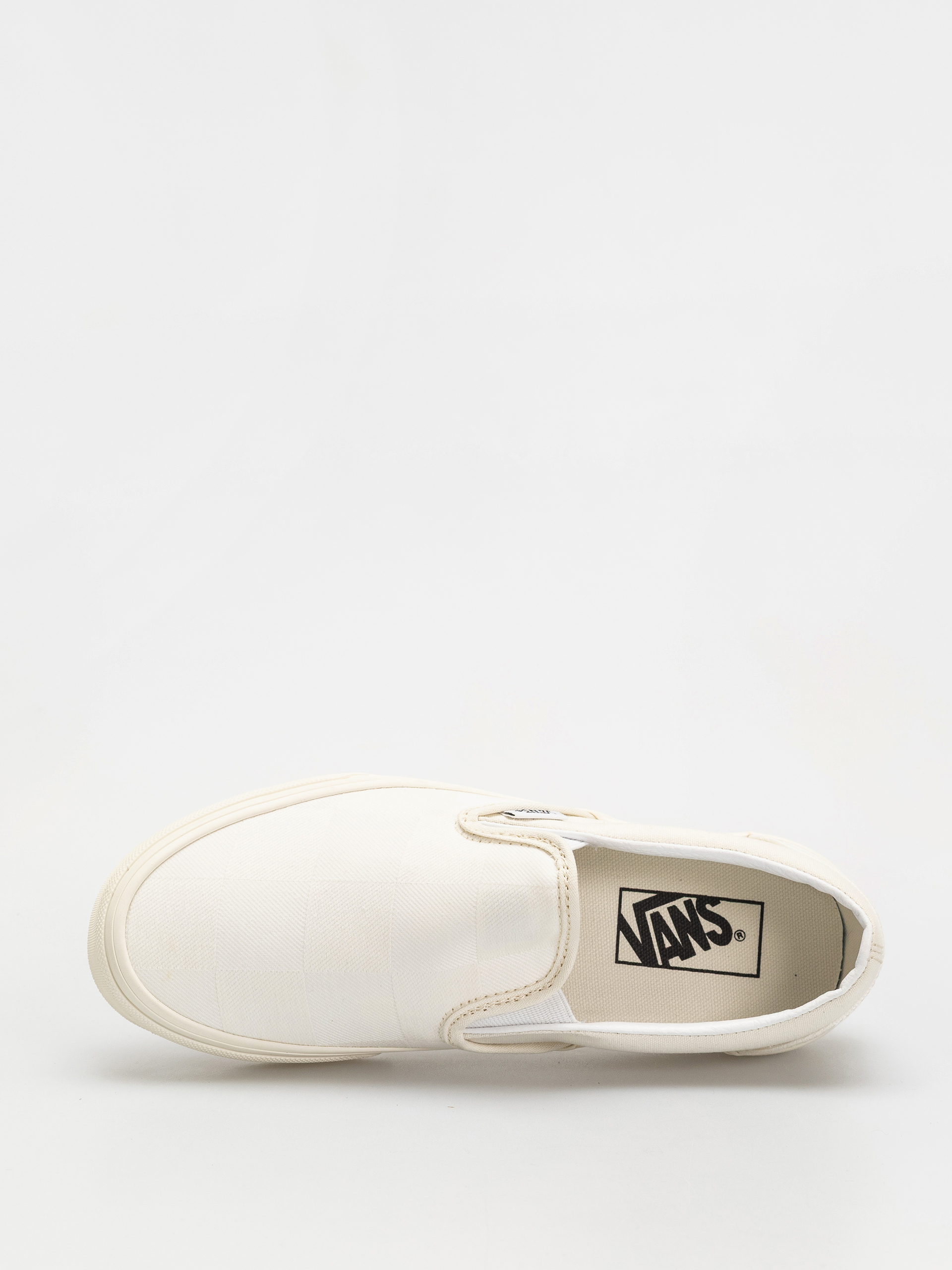 Pantofi Vans Classic Slip On (mono checkerboard white)