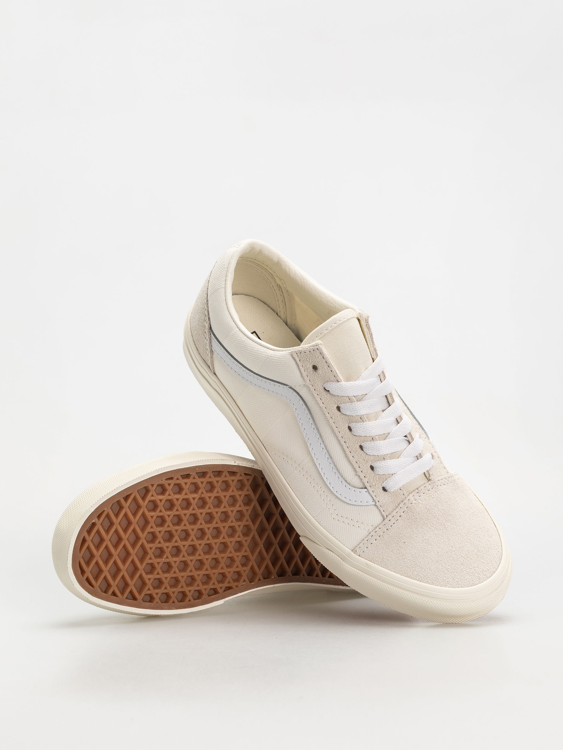 Pantofi Vans Old Skool (mono checkerboard white)