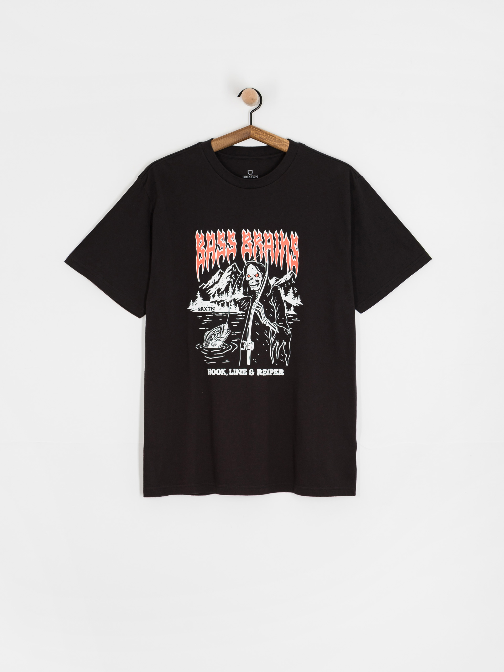 Tricou Brixton Bass Brains Reaper (black)