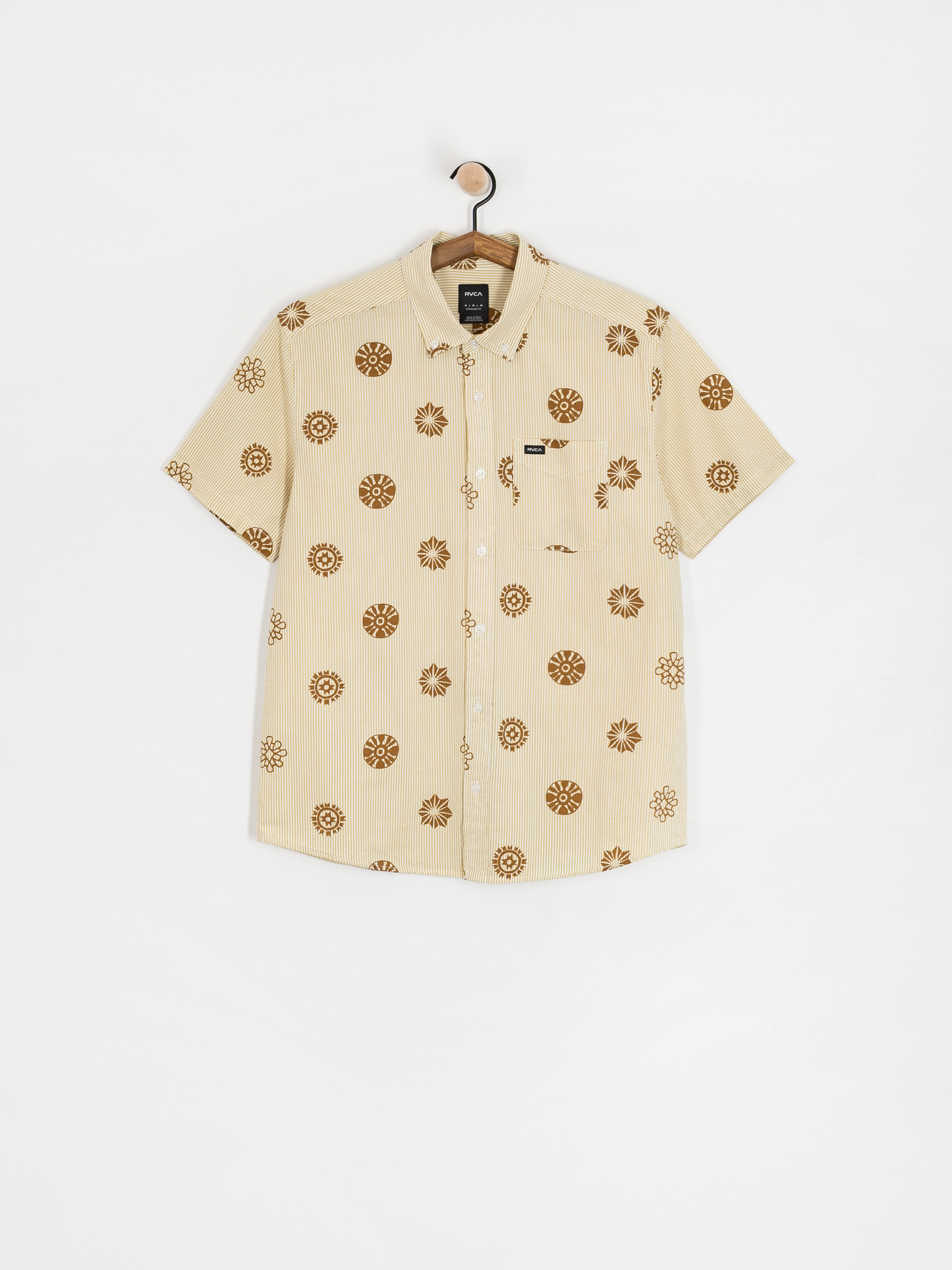 Cămașă RVCA Endless Seersucker (gold)