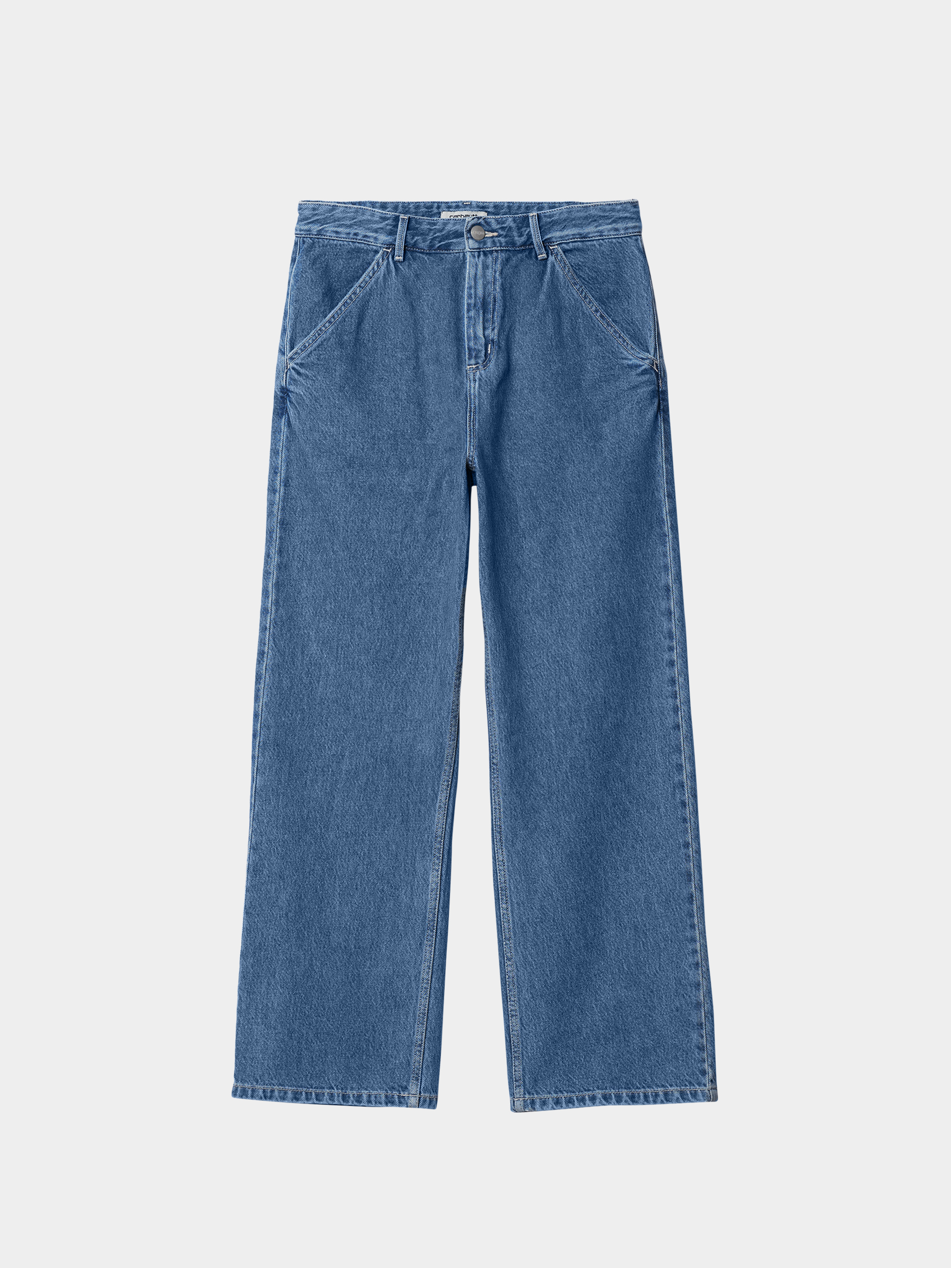 Pantaloni Carhartt WIP Simple Wmn (blue)