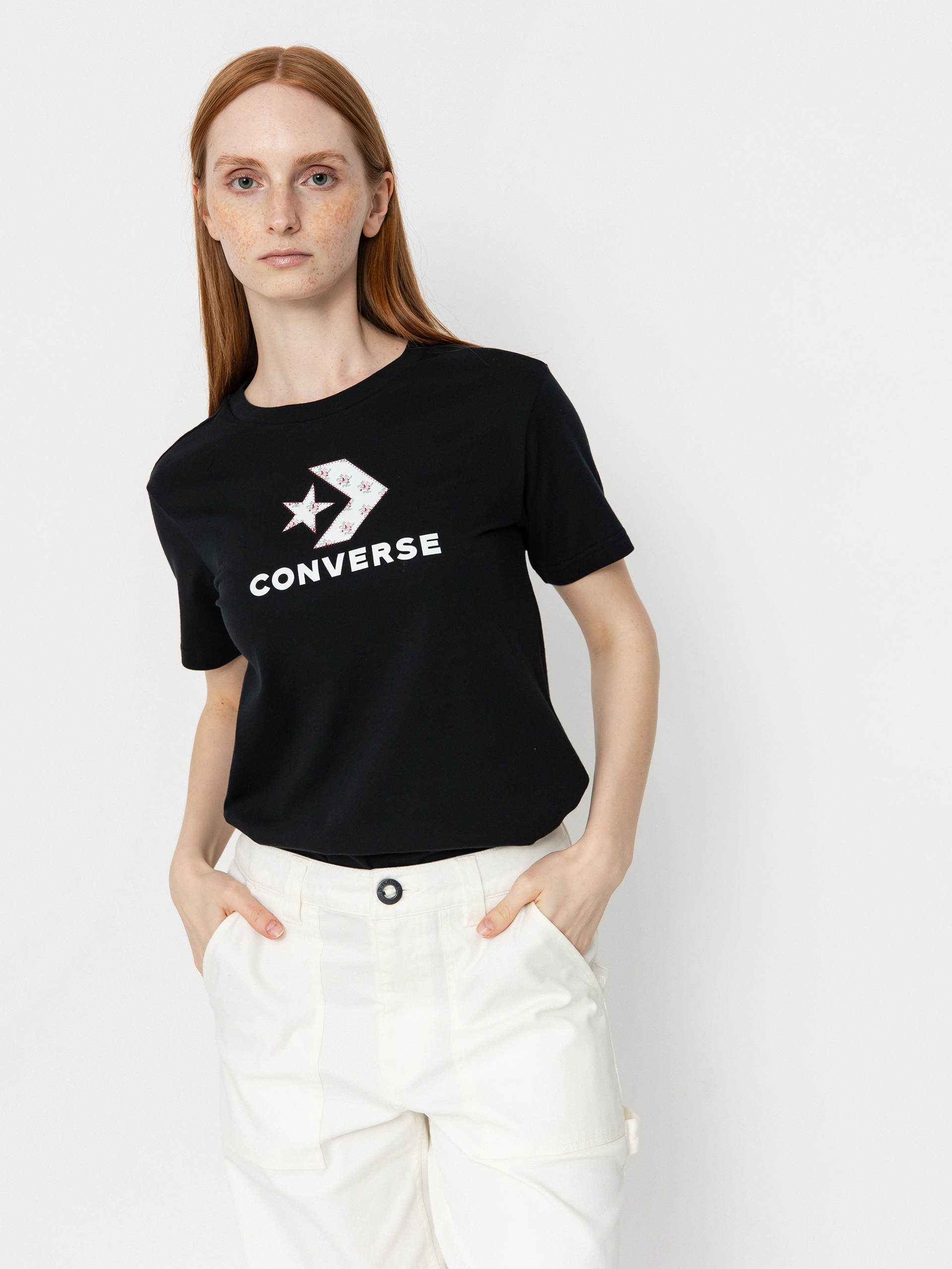 Tricou Converse Star Chevron Infill Wmn (converse black)