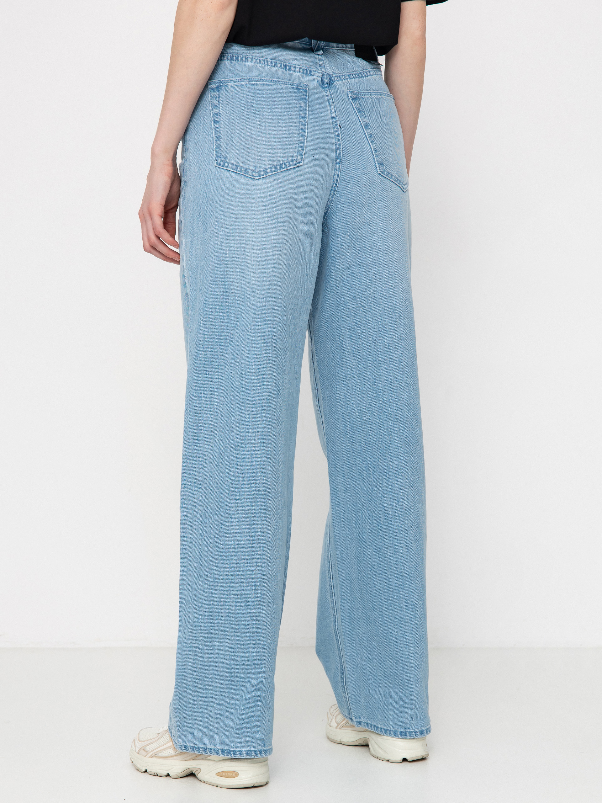 Pantaloni Volcom Stoned Bf Hirise Wmn (blue bird)