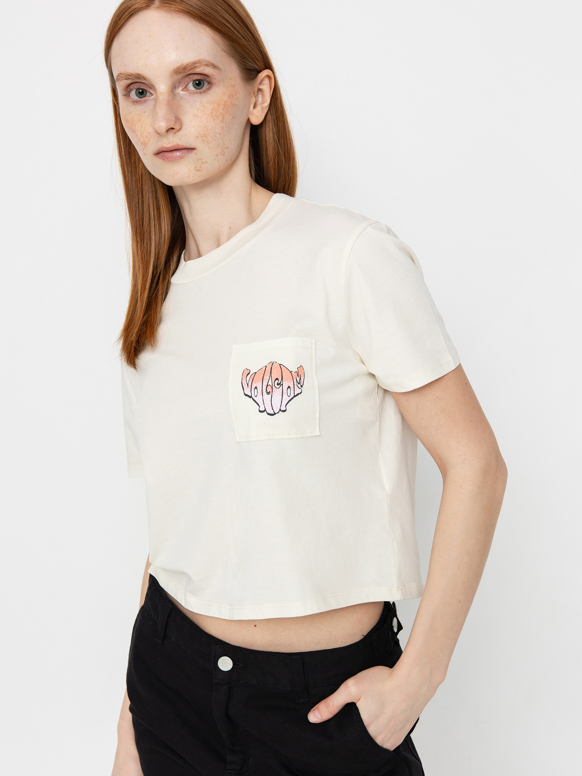 Tricou Volcom Pocket Dial Wmn (bone)