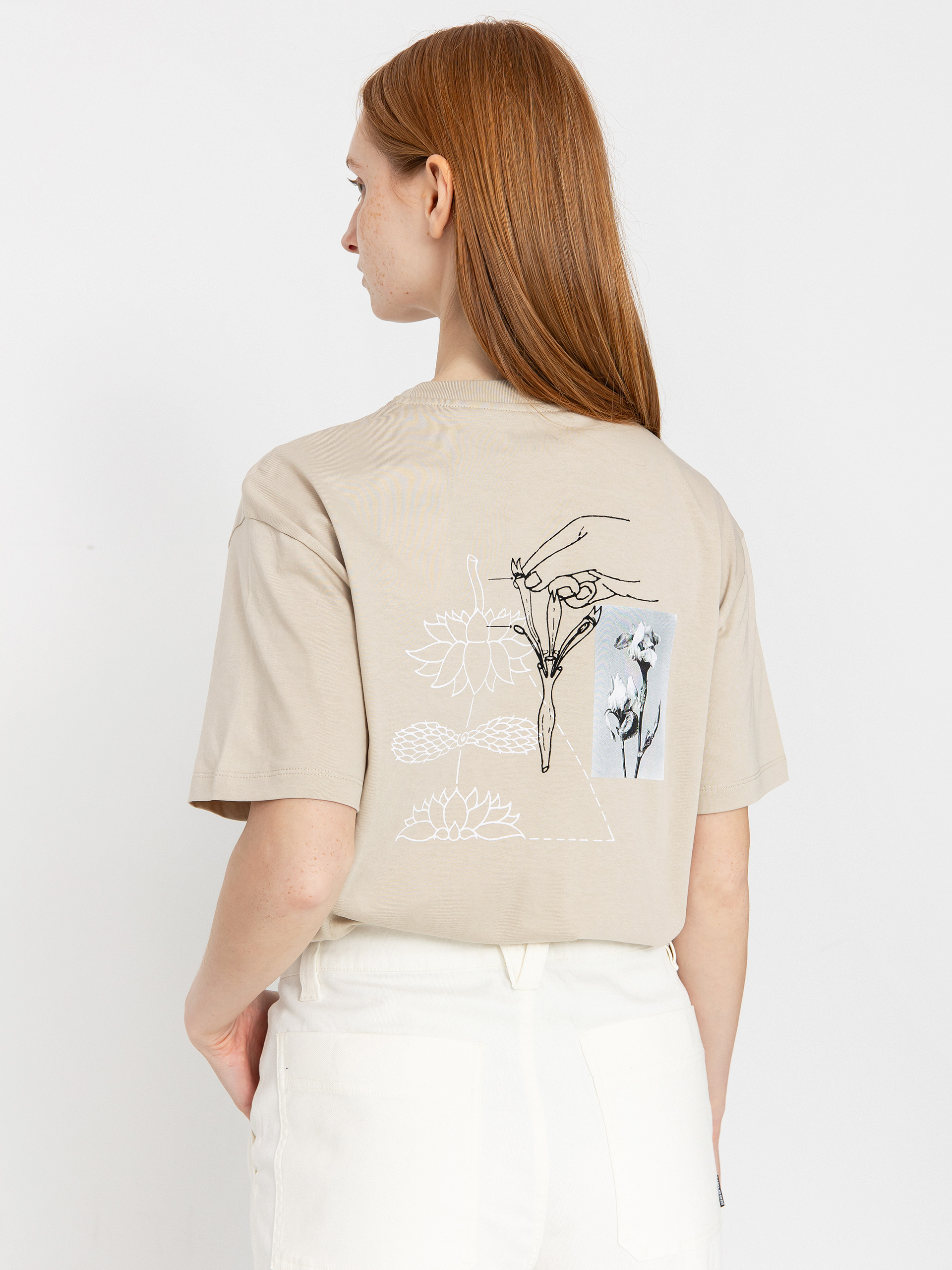 Pantaloni Volcom Stone Kraft Wmn (star white)