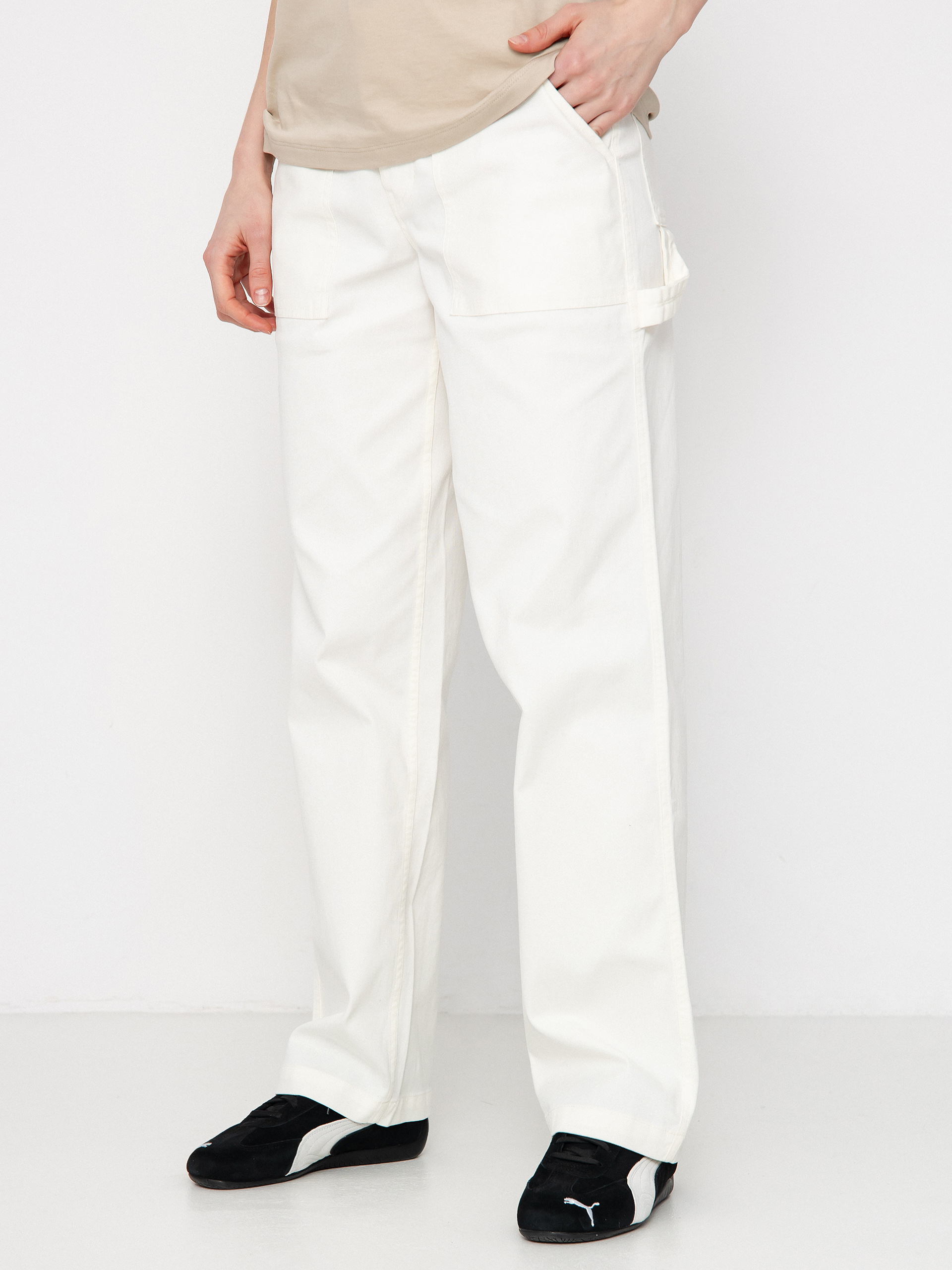 Pantaloni Volcom Stone Kraft Wmn (star white)