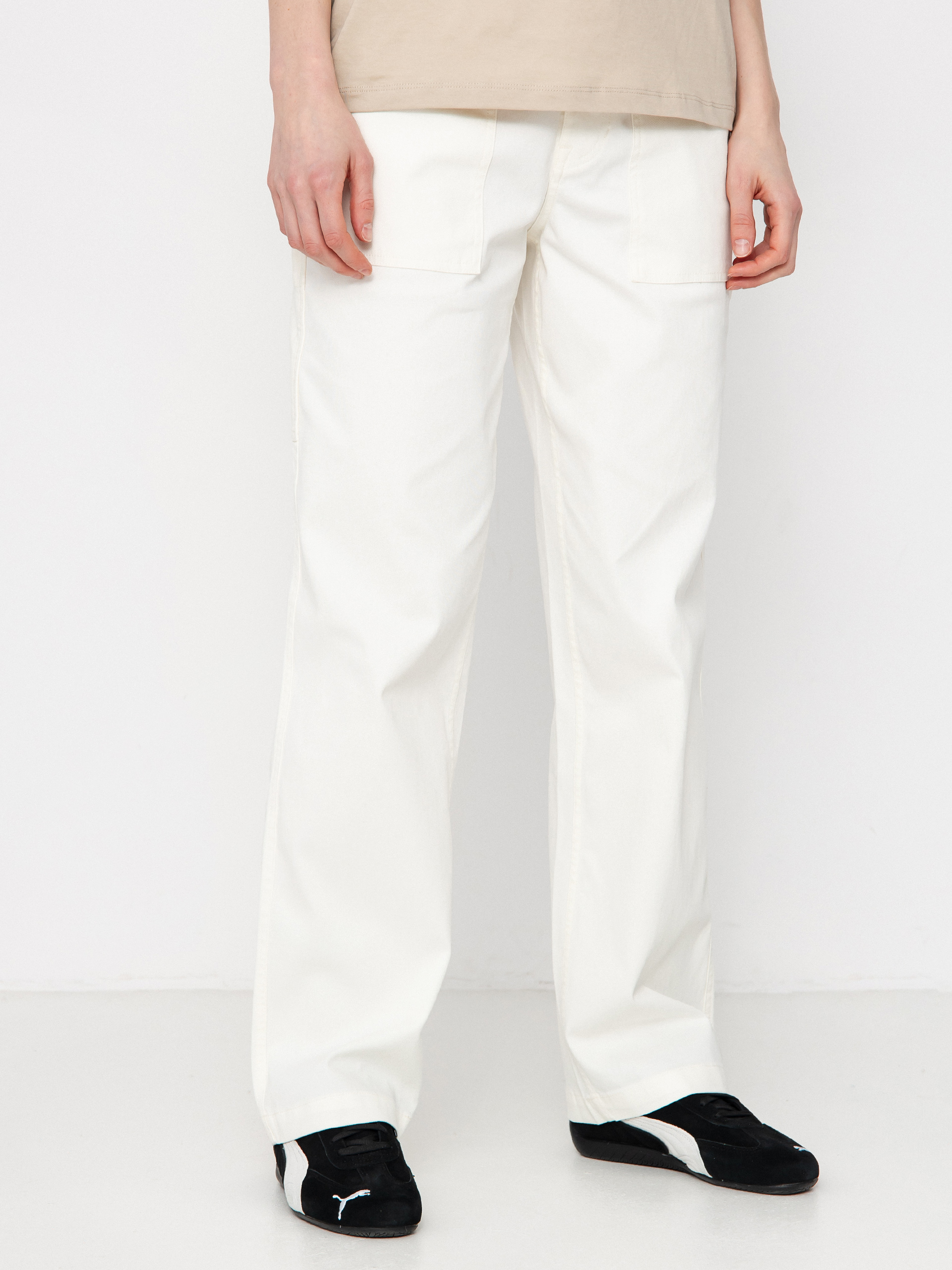 Pantaloni Volcom Stone Kraft Wmn (star white)