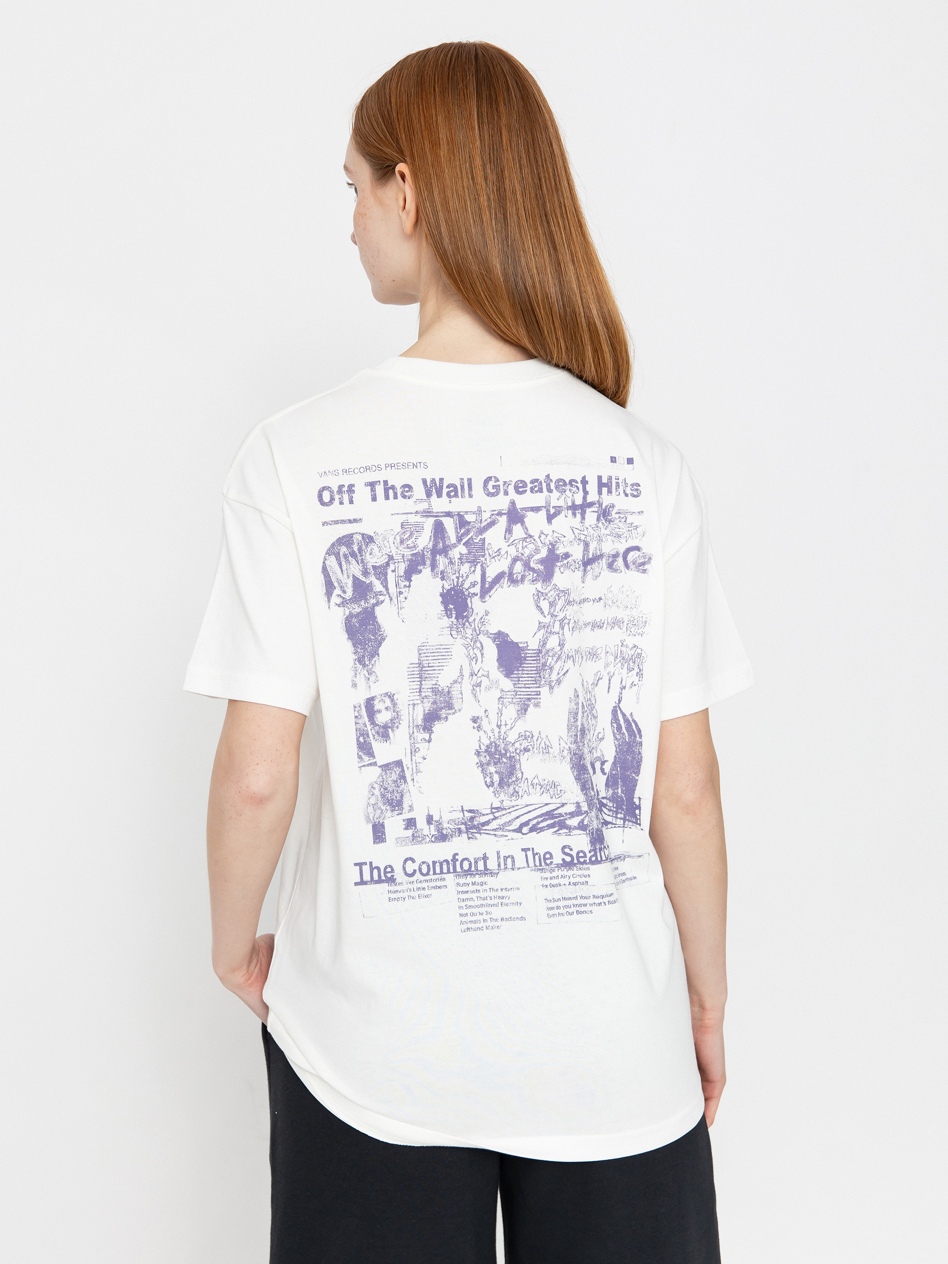 Tricou Vans Firemade Oversized Wmn (marshmallow)