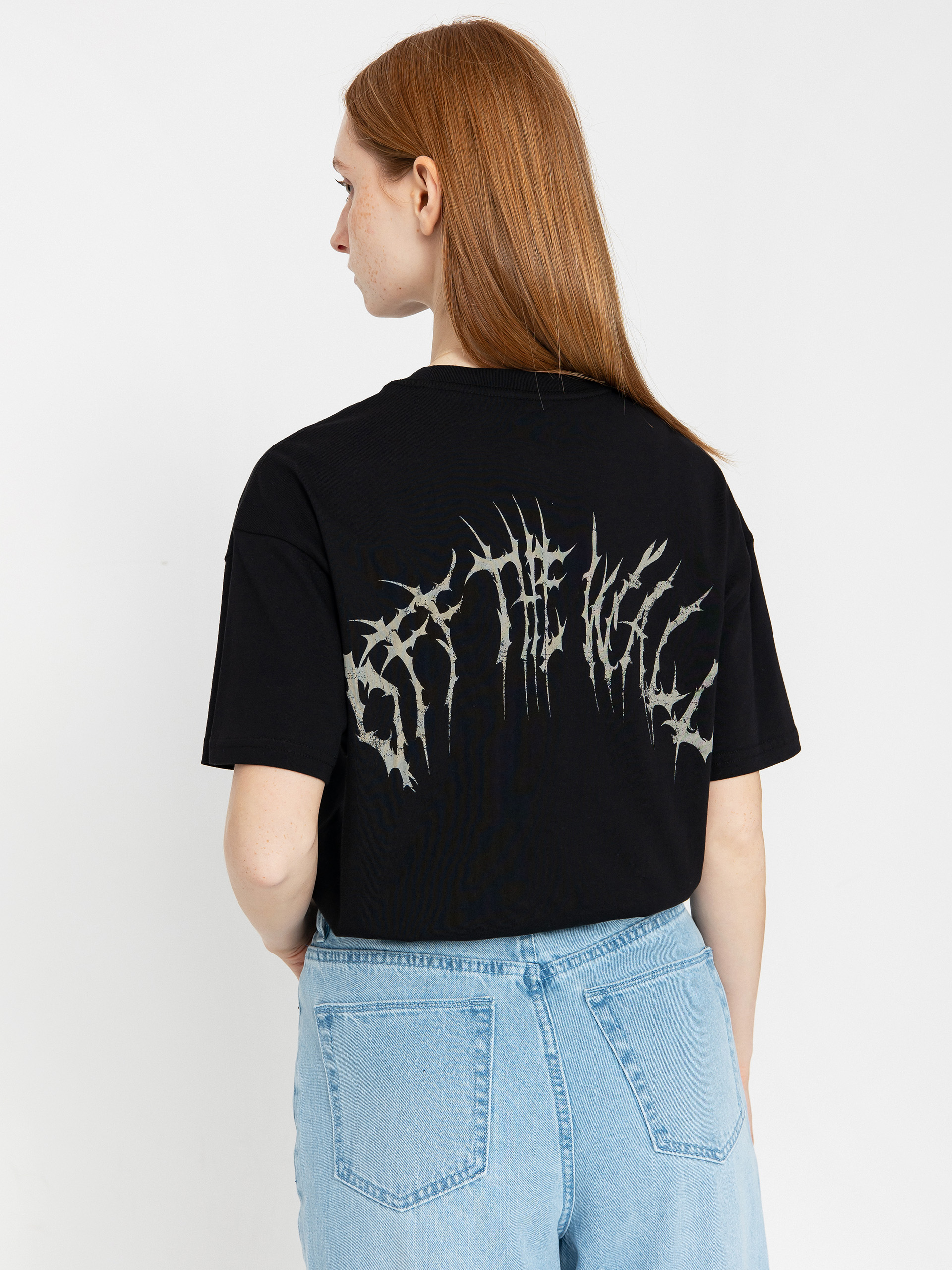 Tricou Vans Metal University Oversized Wmn (black)