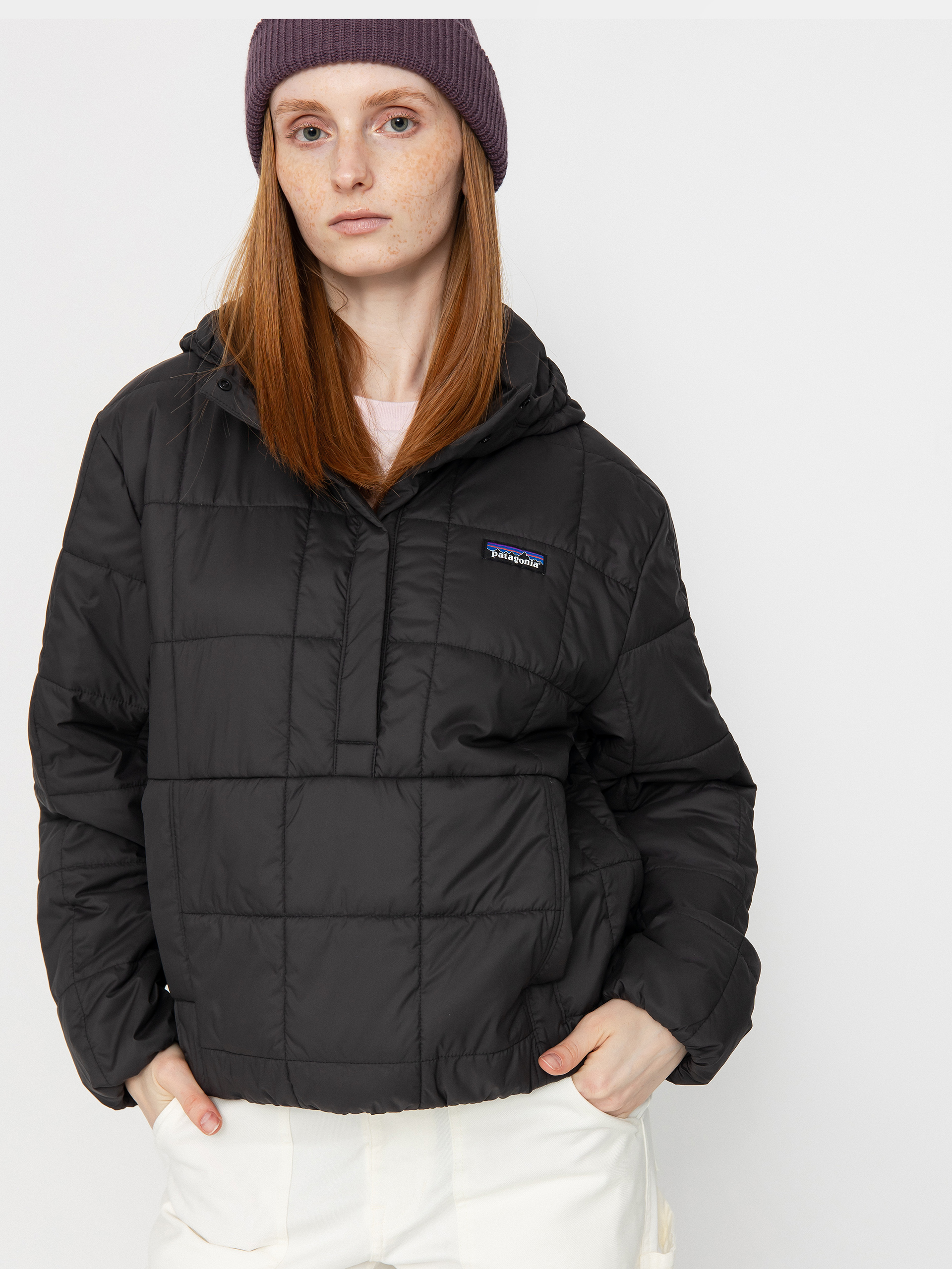 Hanorac cu glugă Patagonia Light Gust HD Wmn (black)