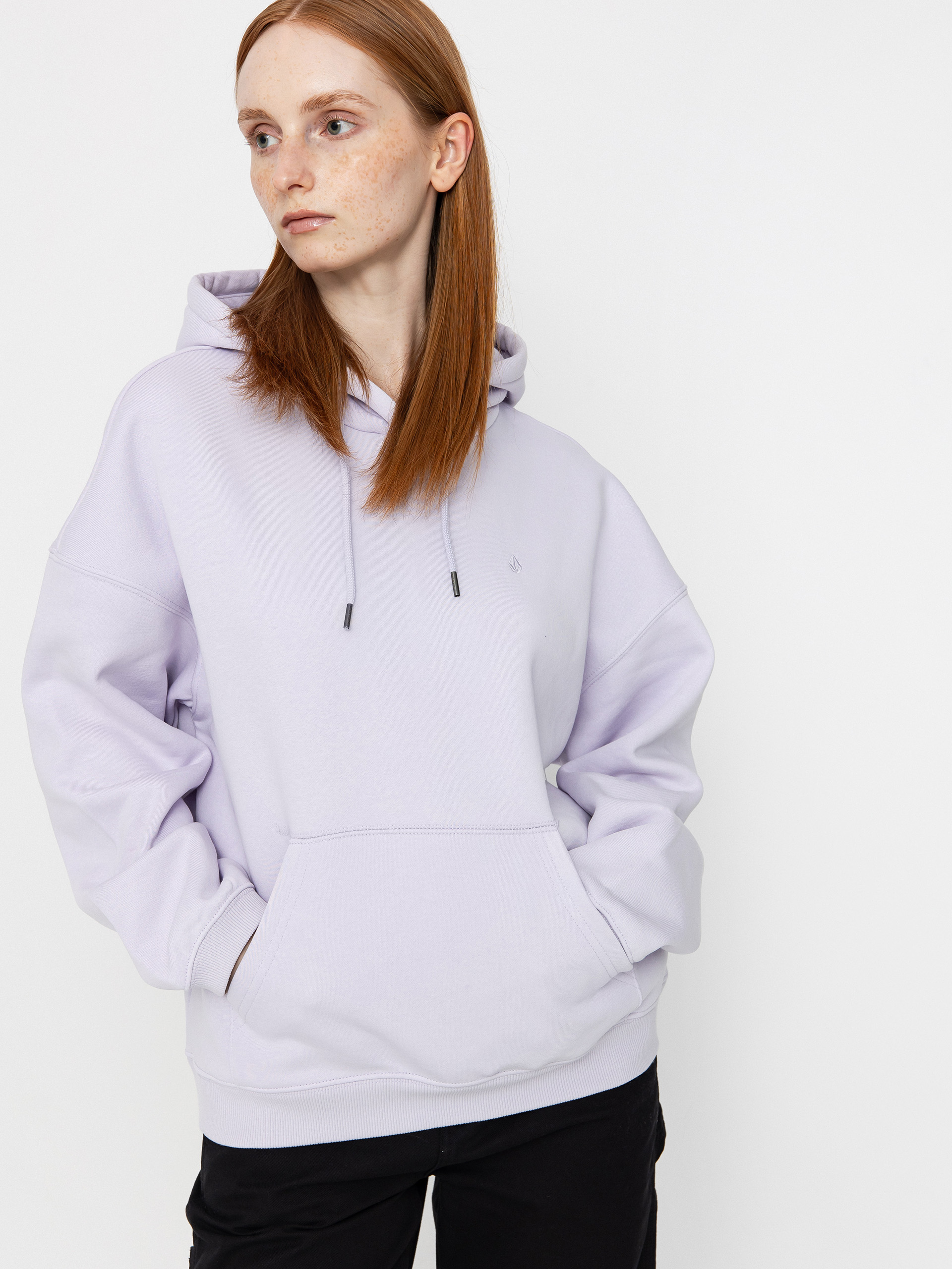 Hanorac cu glugă Volcom Stone Heart Up HD Wmn (dusty lavender)