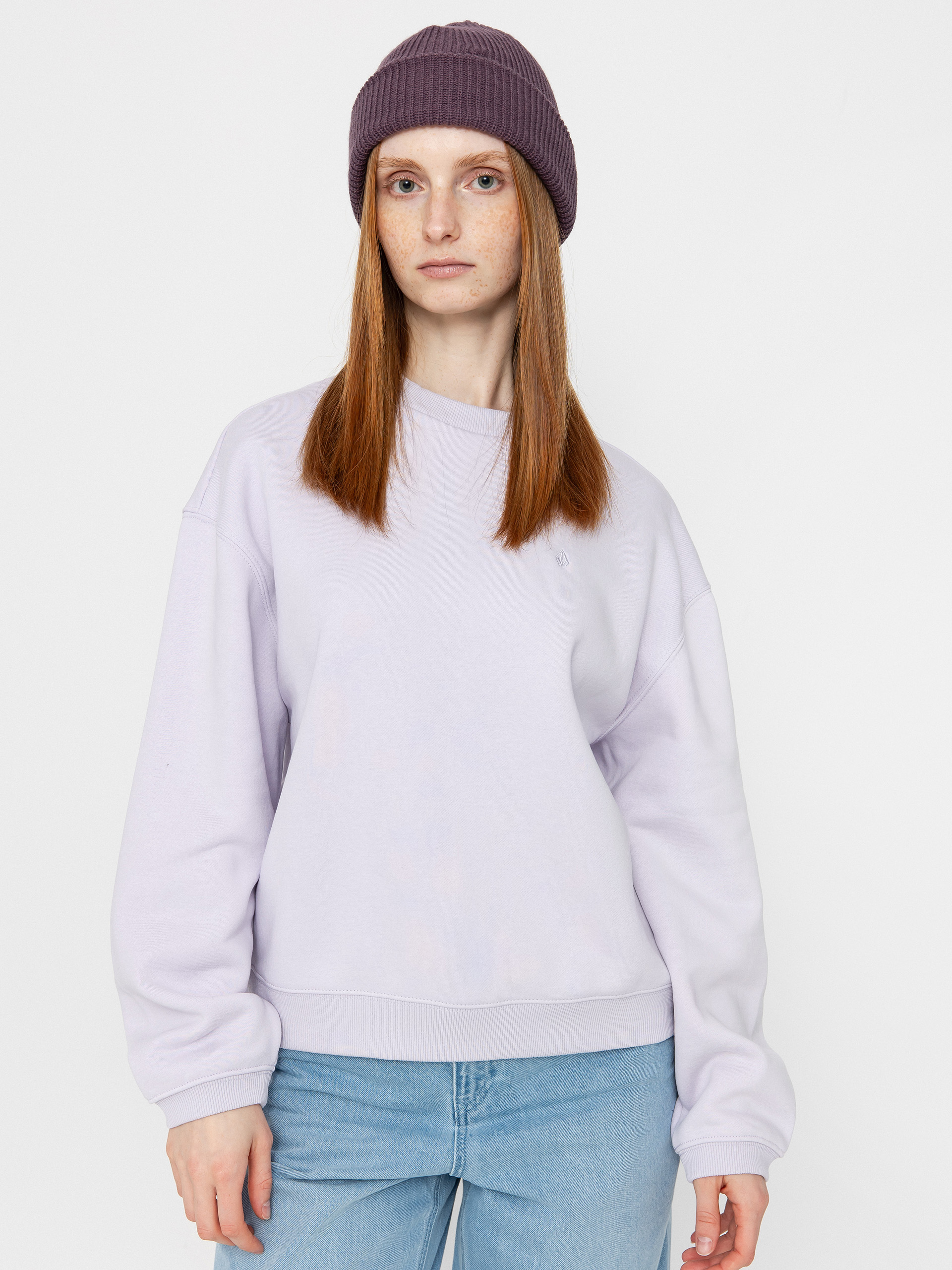 Hanorac Volcom Stone Heart Up Crew Wmn (dusty lavender)