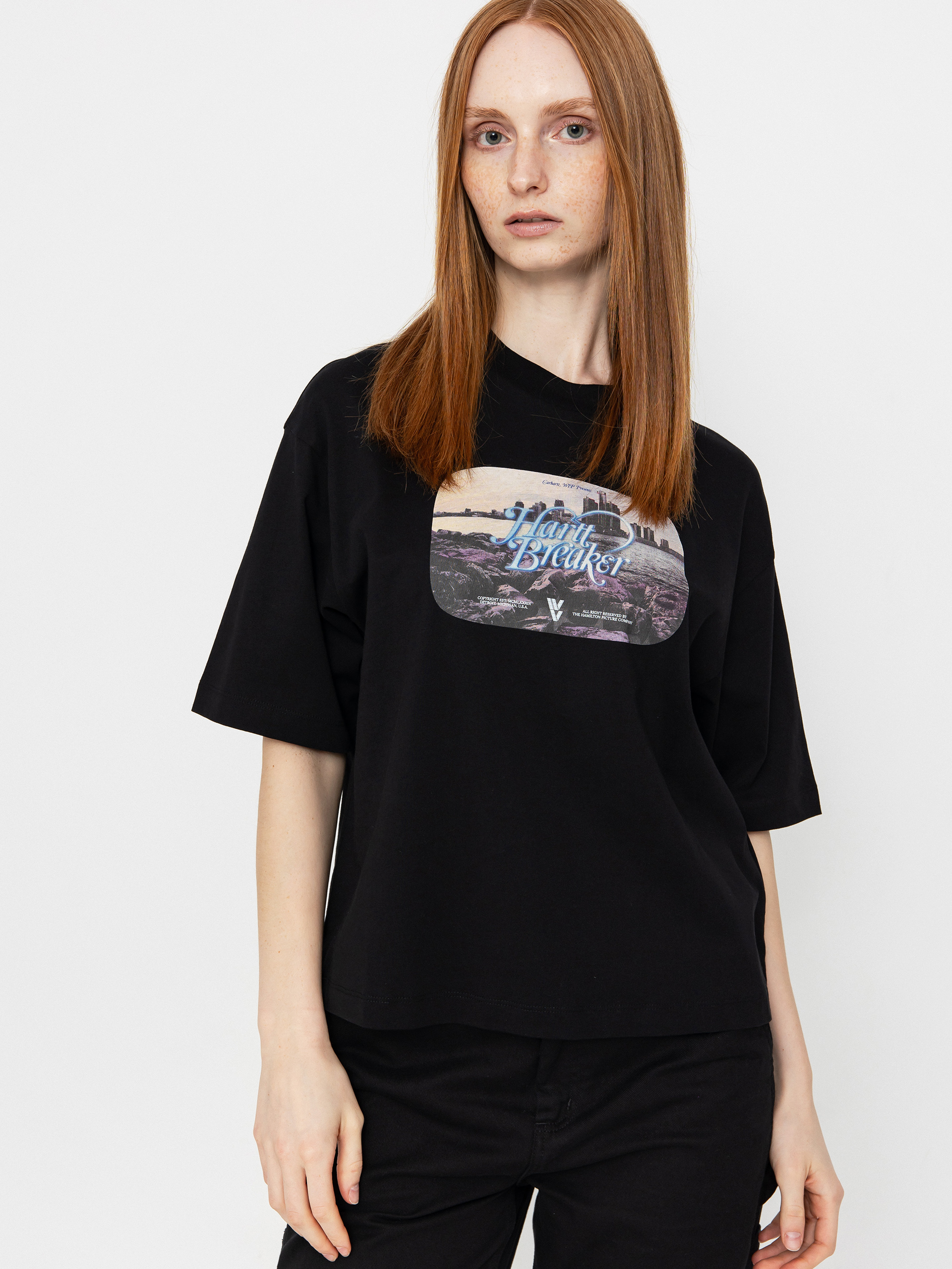 Tricou Carhartt WIP Greatest Flicks Wmn (black)