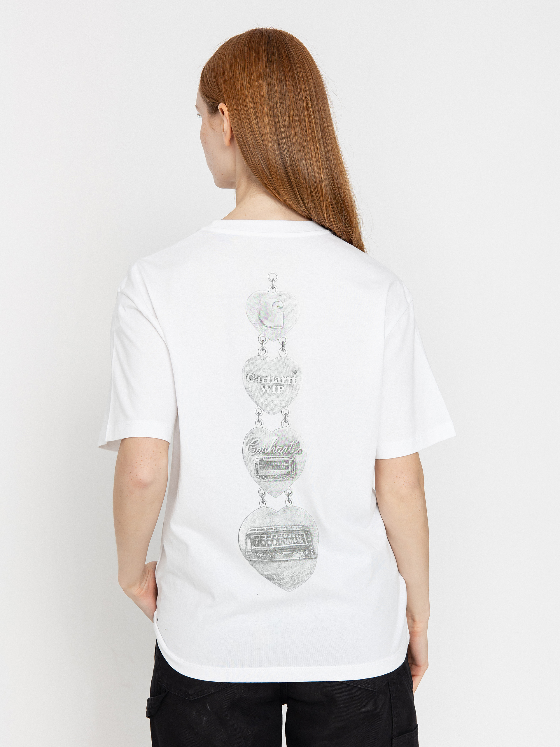 Tricou Carhartt WIP Hartt Chain Wmn (white)
