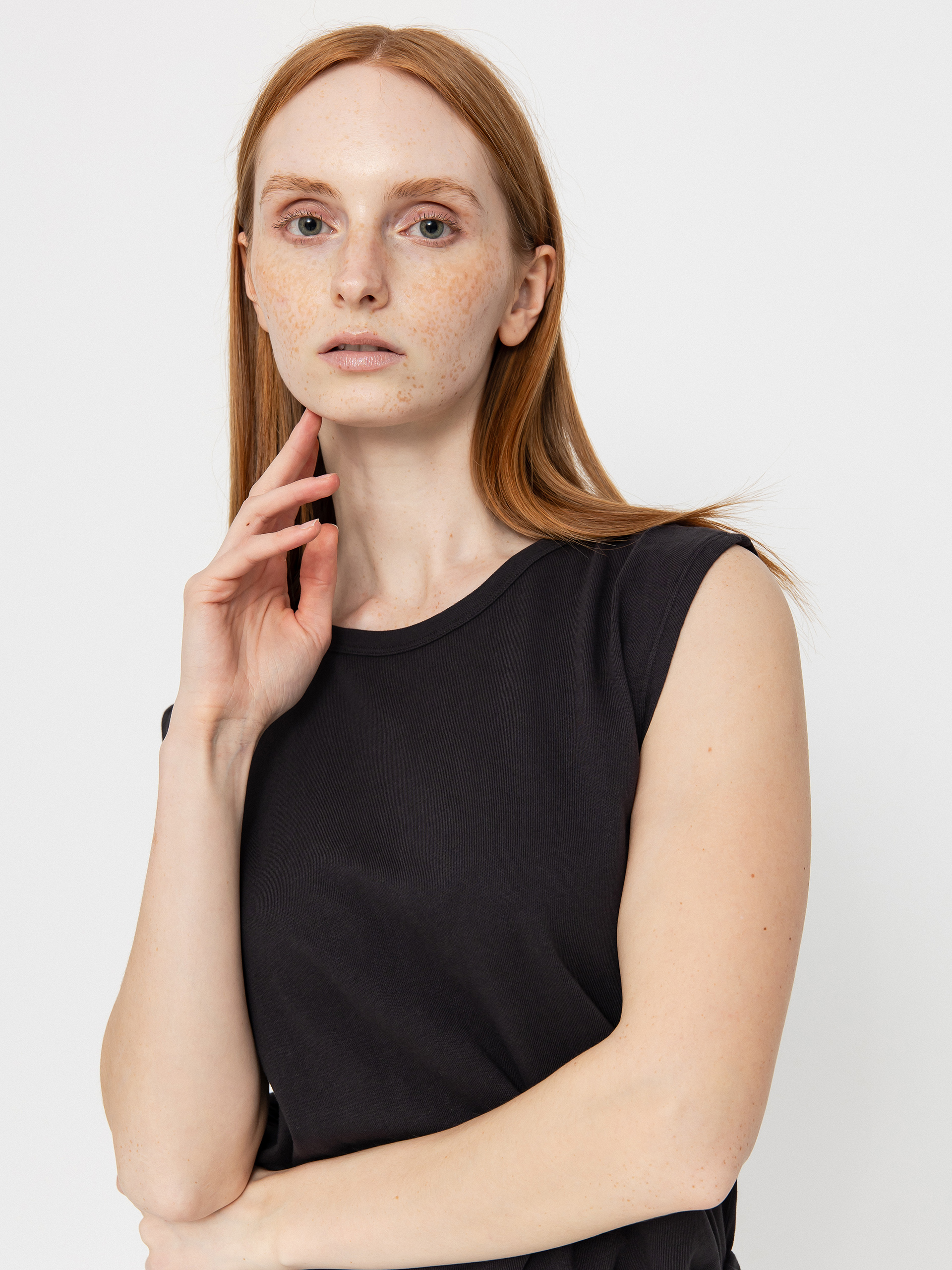 Tricou Brixton Carefree Organic Gd Muscle Tan Wmn (black)