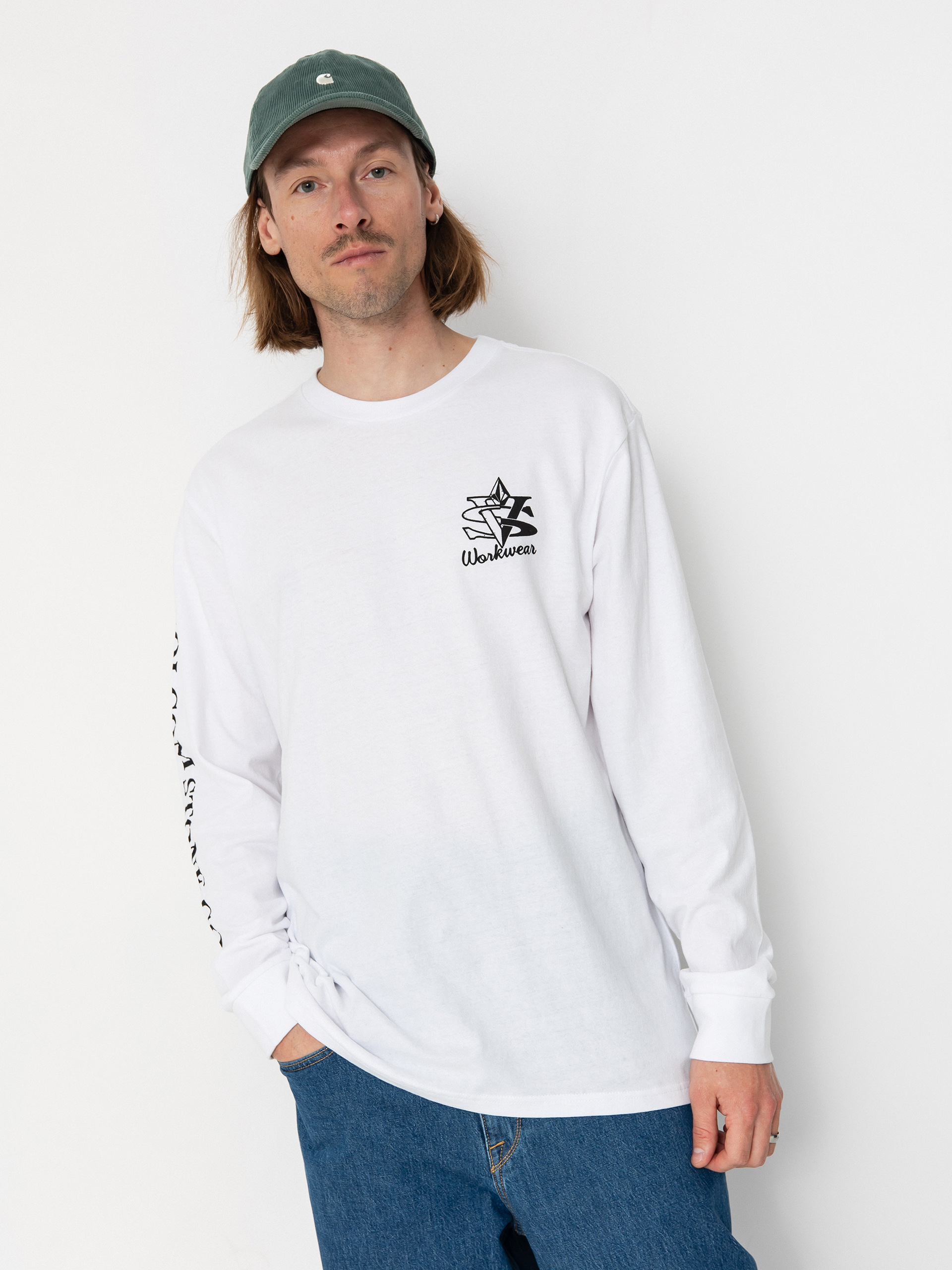 Longsleeve Volcom Excavator (white)