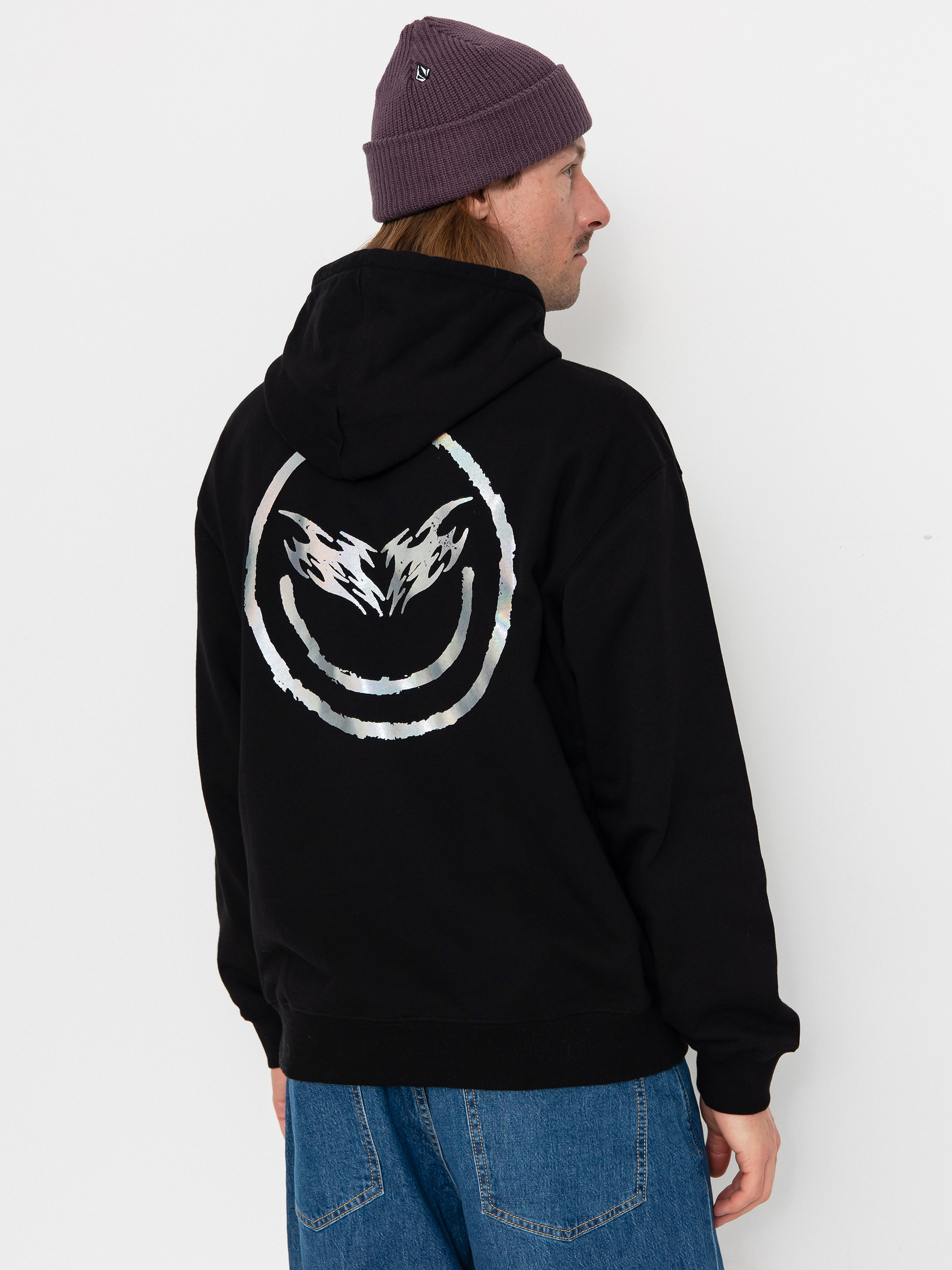 Hanorac cu glugă Volcom Fa F Rygalski HD (black)