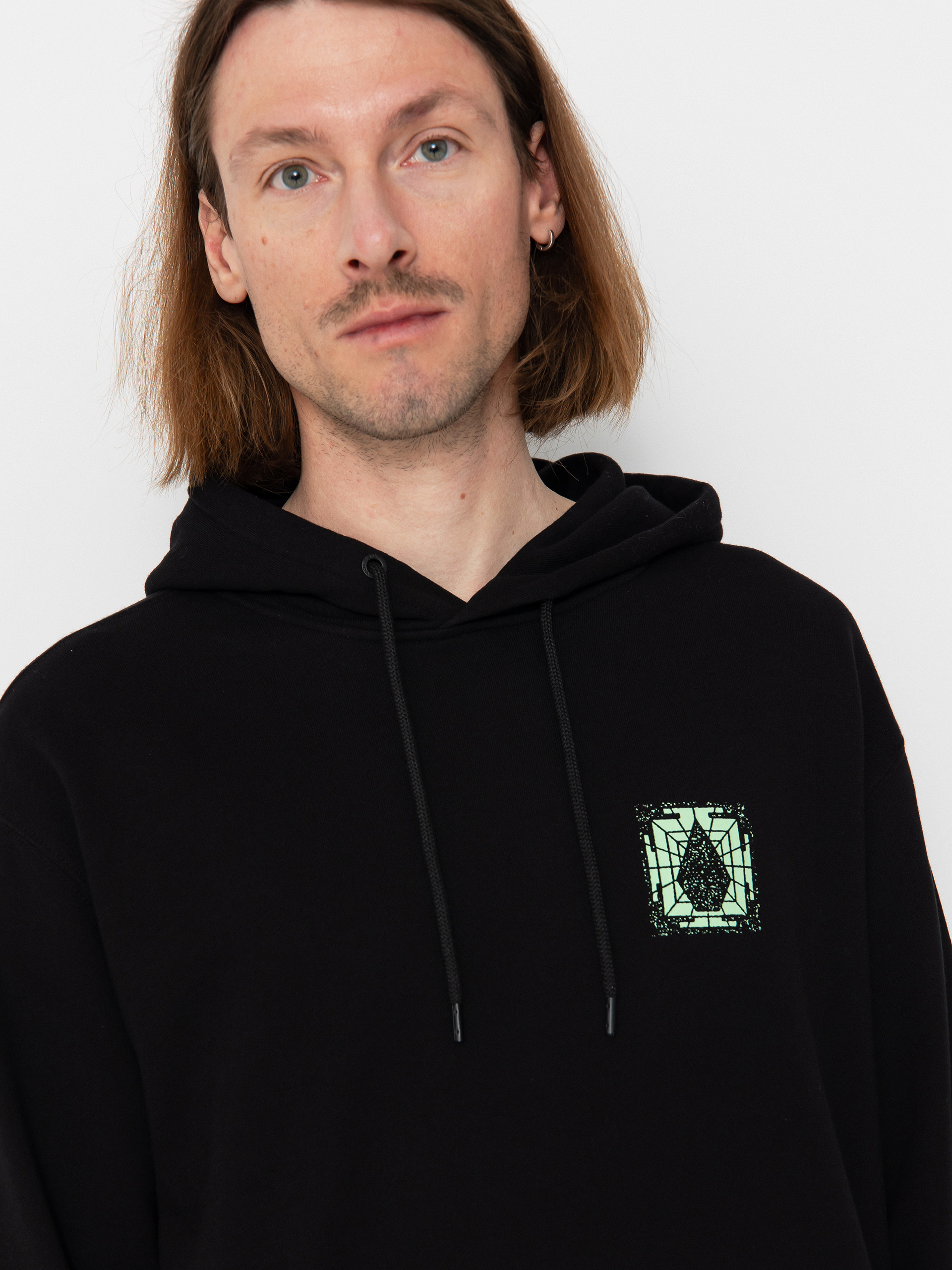 Hanorac cu glugă Volcom Handerry HD (black)