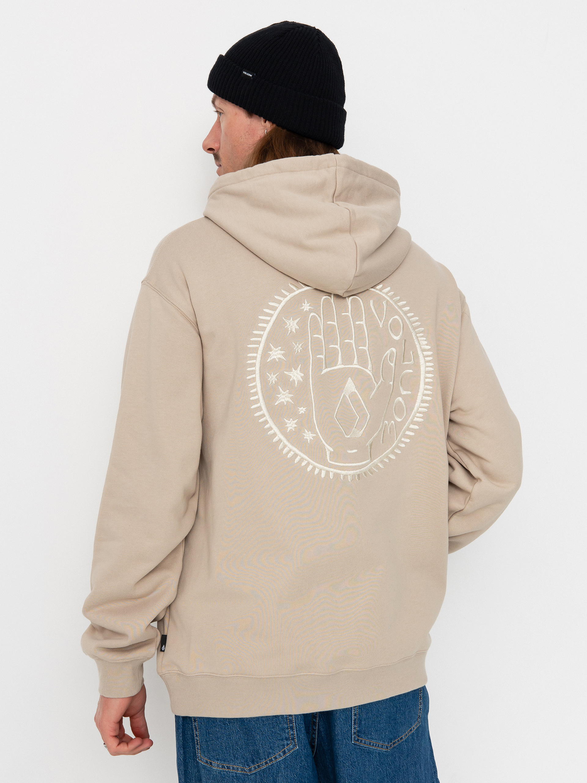 Hanorac cu glugă Volcom Handerry HD (light khaki)