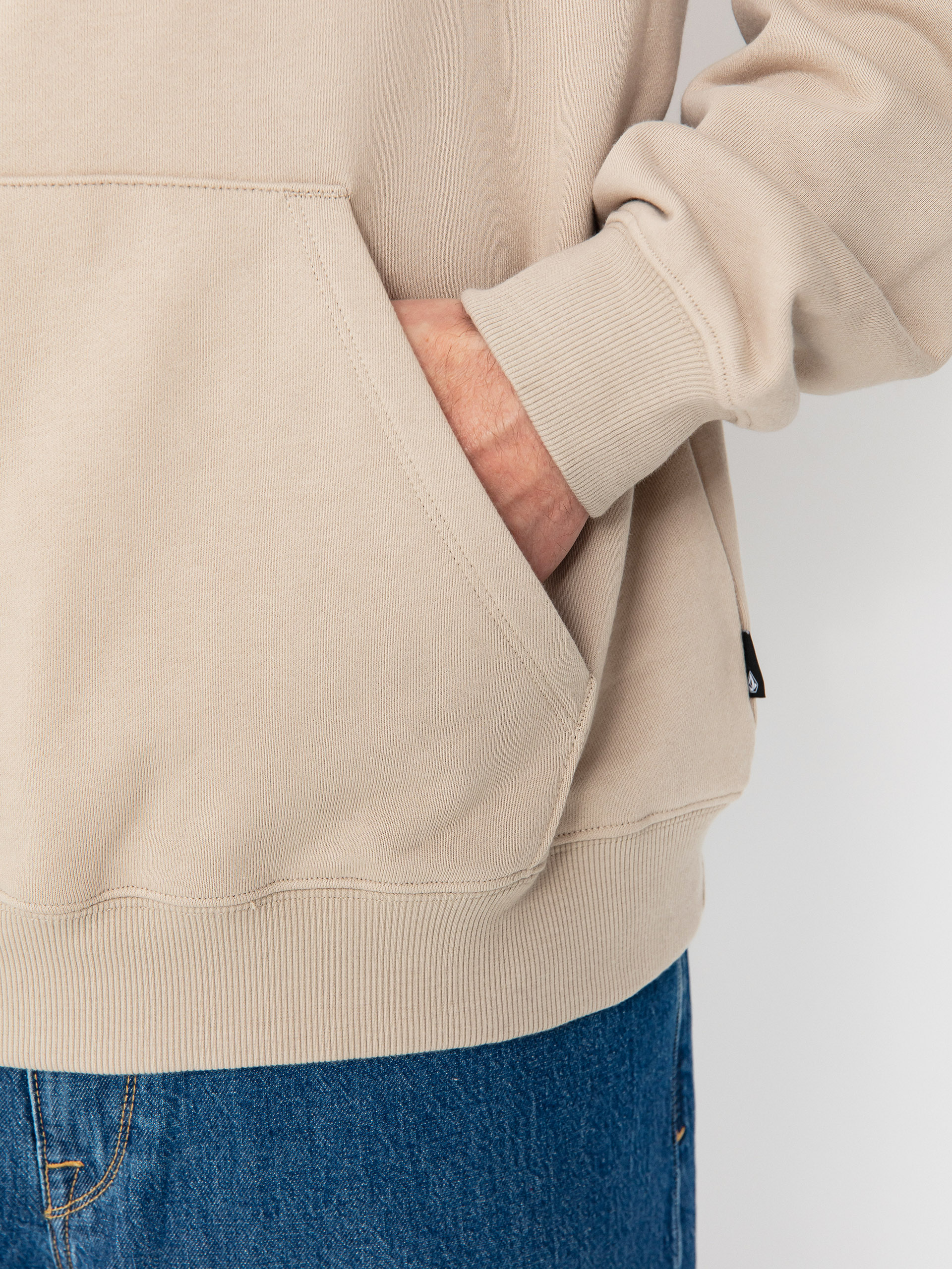 Hanorac cu glugă Volcom Handerry HD (light khaki)