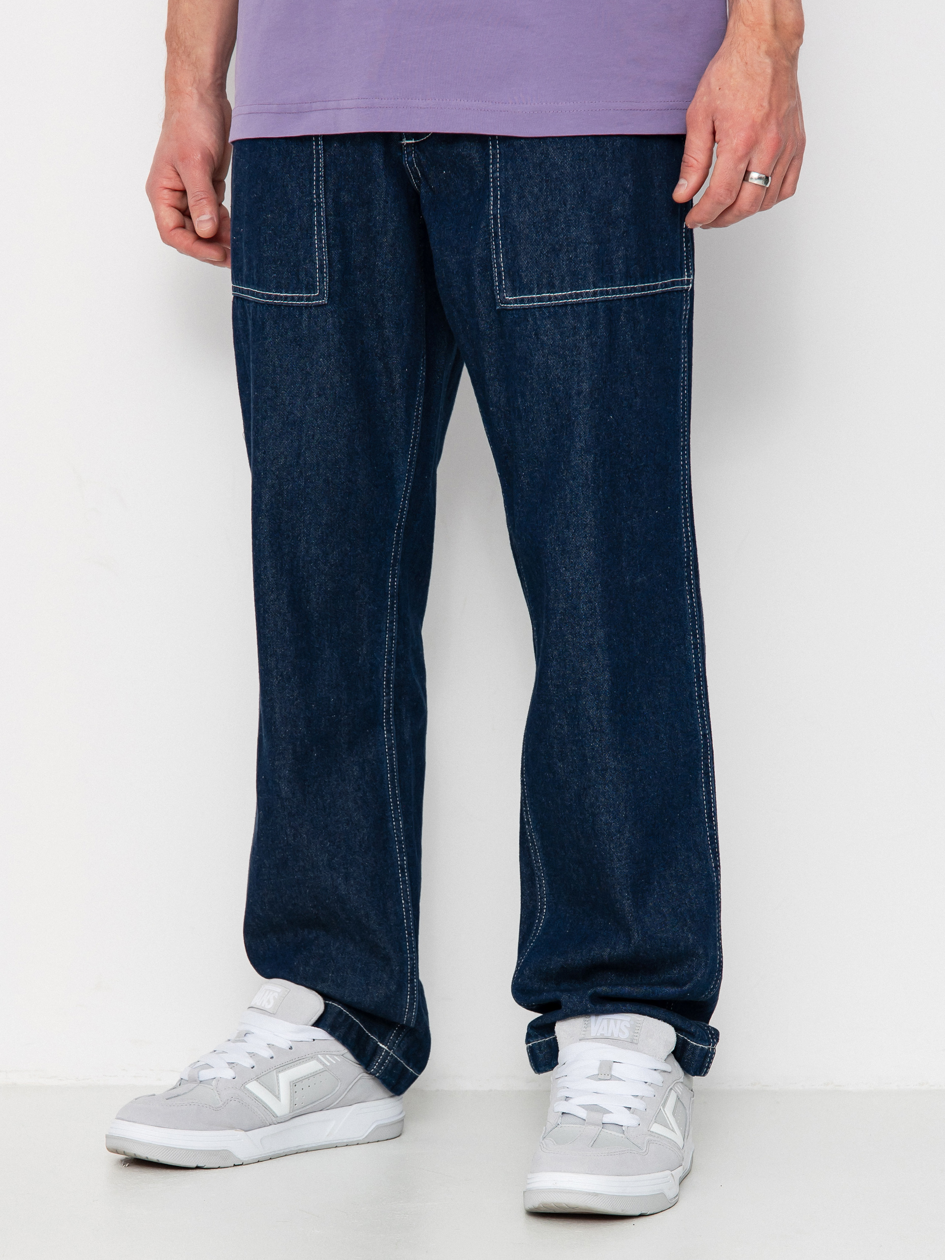 Pantaloni Vans Fatigue Loose Tapered Denim (dark denim)