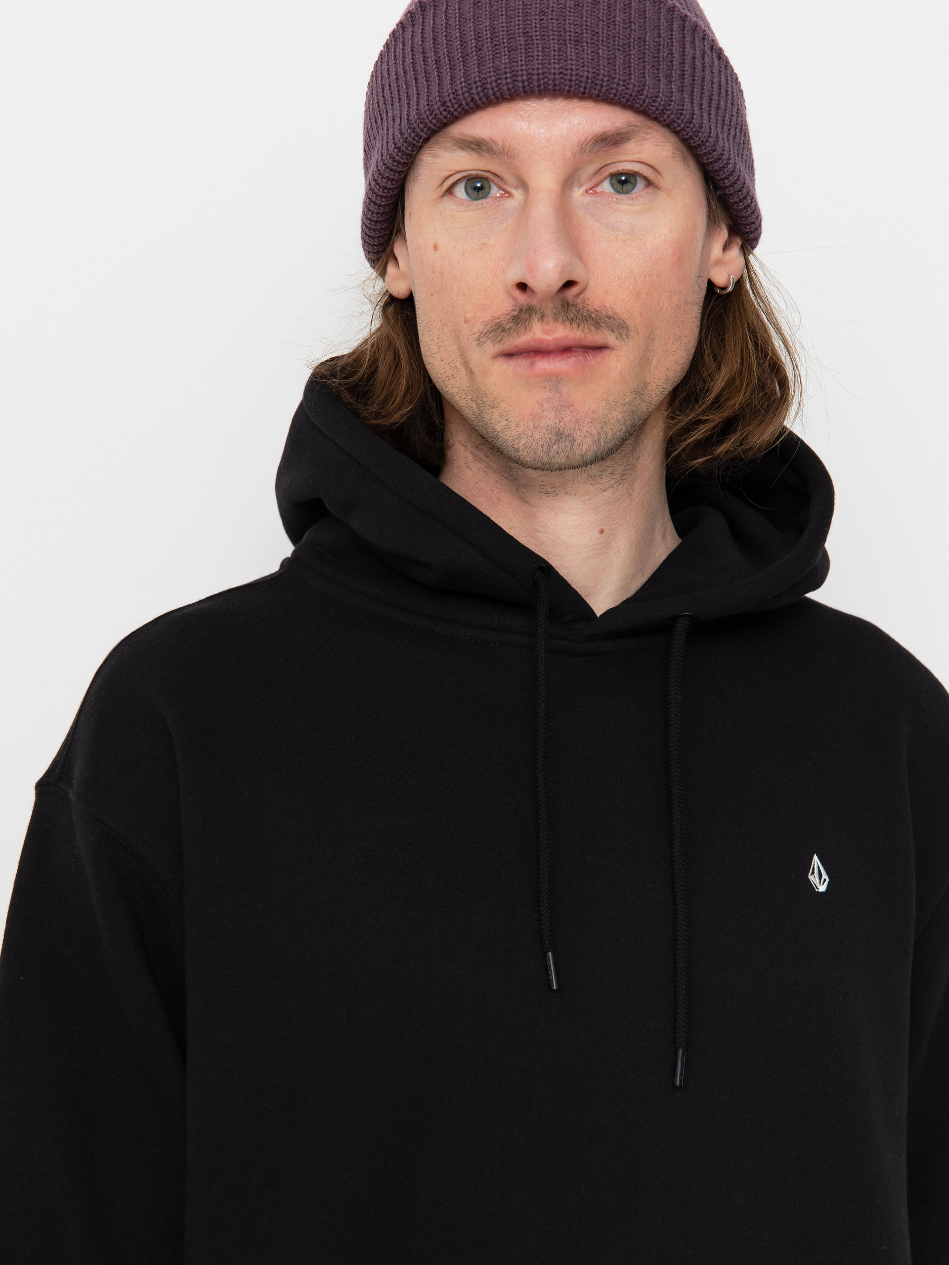 Hanorac cu glugă Volcom Single Stone HD (black)