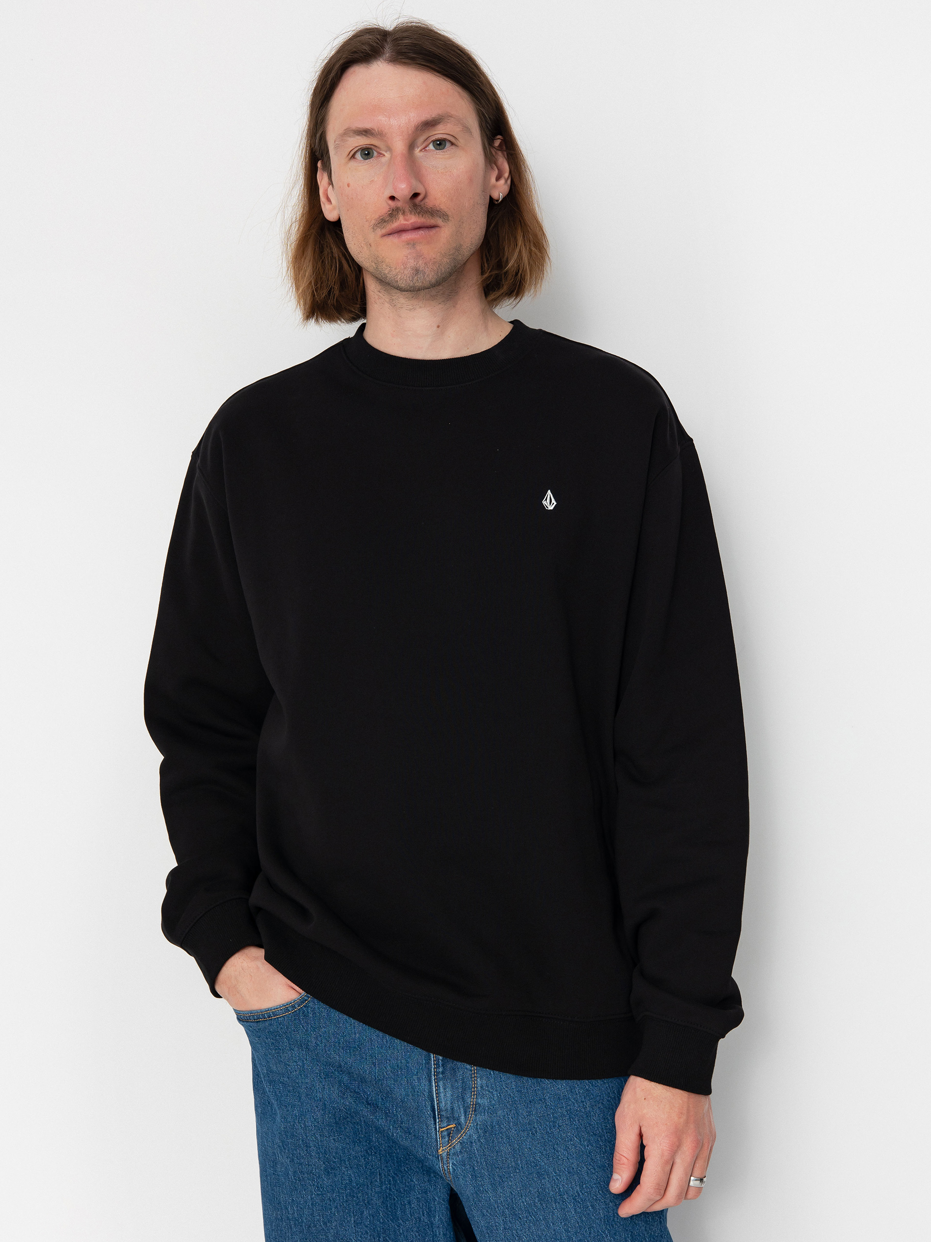 Hanorac Volcom Single Stone Crew (black)