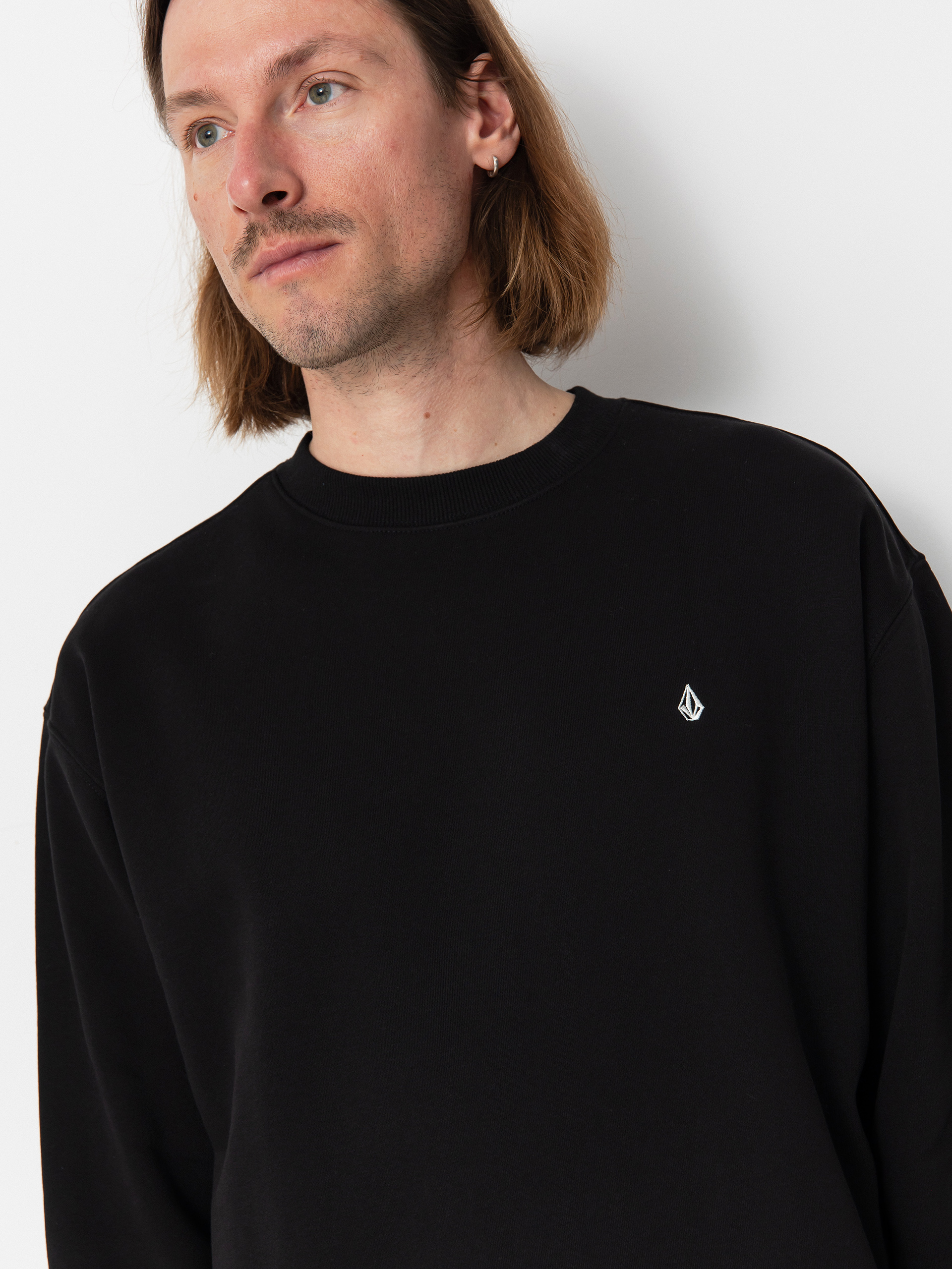Hanorac Volcom Single Stone Crew (black)