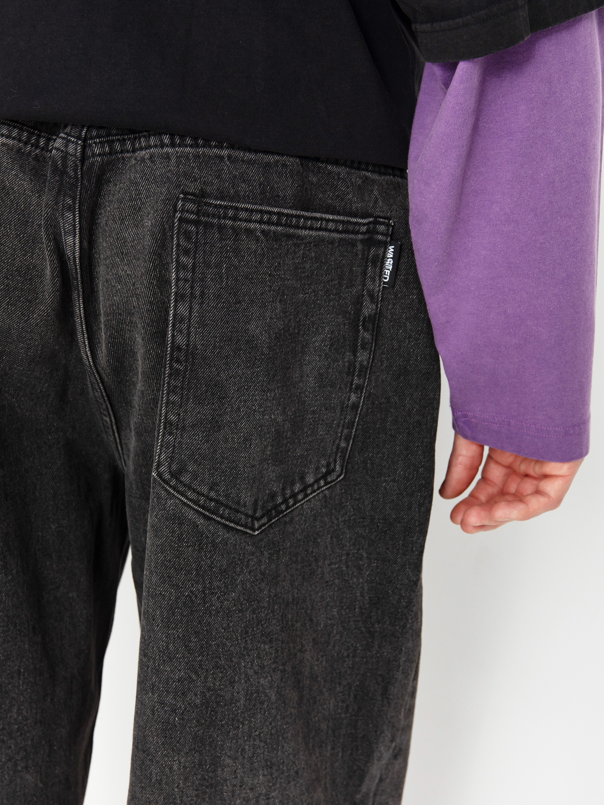 Pantaloni Wasted Paris Signature Rod (faded black)