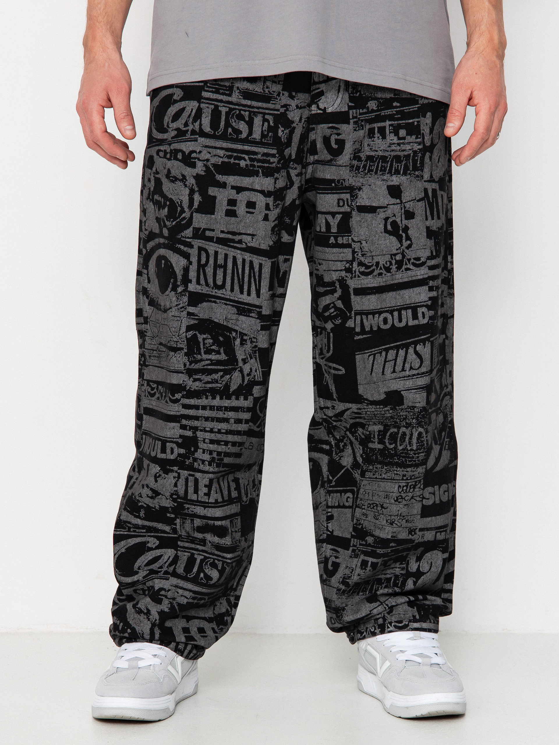 Pantaloni Wasted Paris Mind Casper (faded black/black)