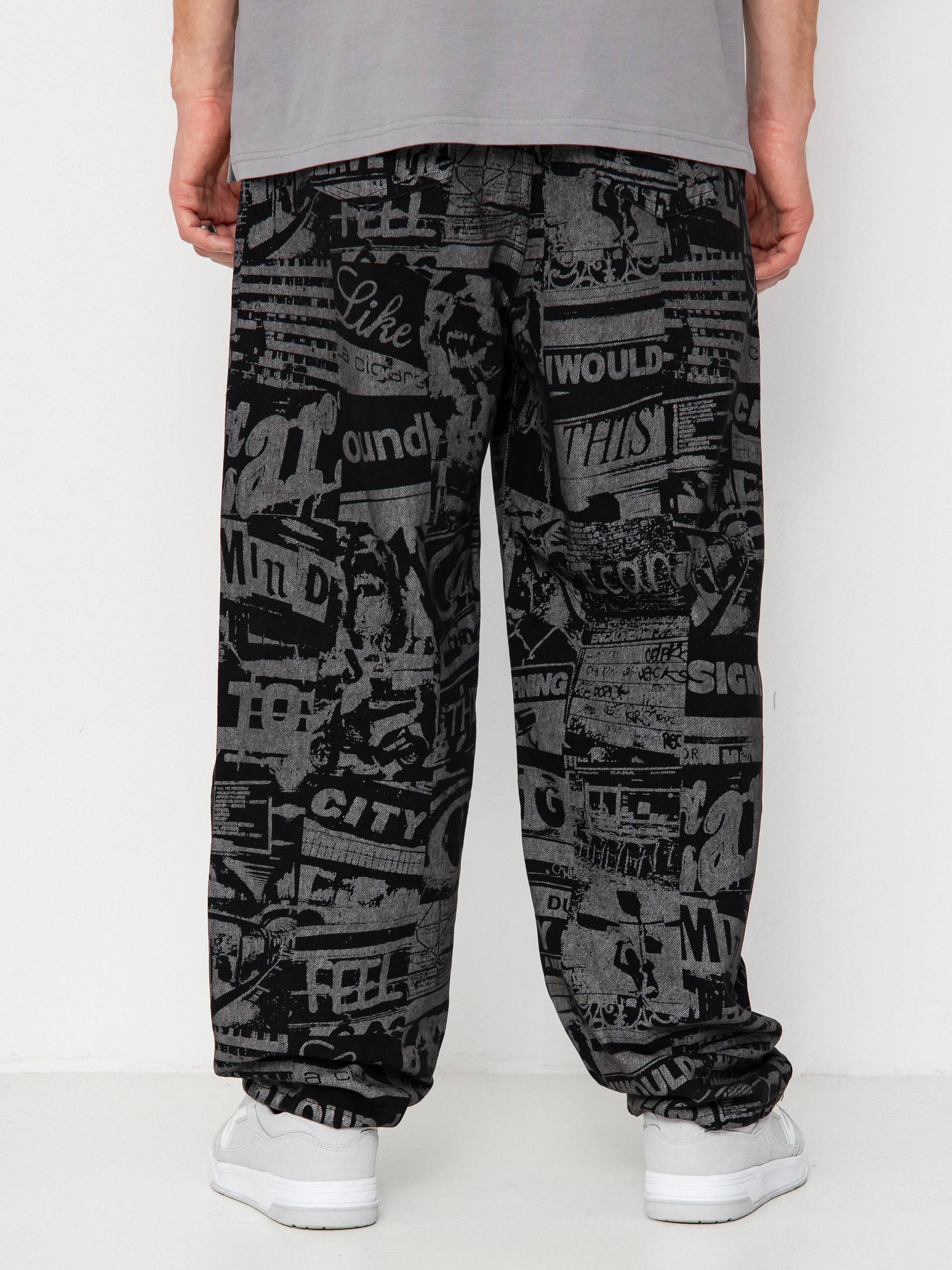 Pantaloni Wasted Paris Mind Casper (faded black/black)