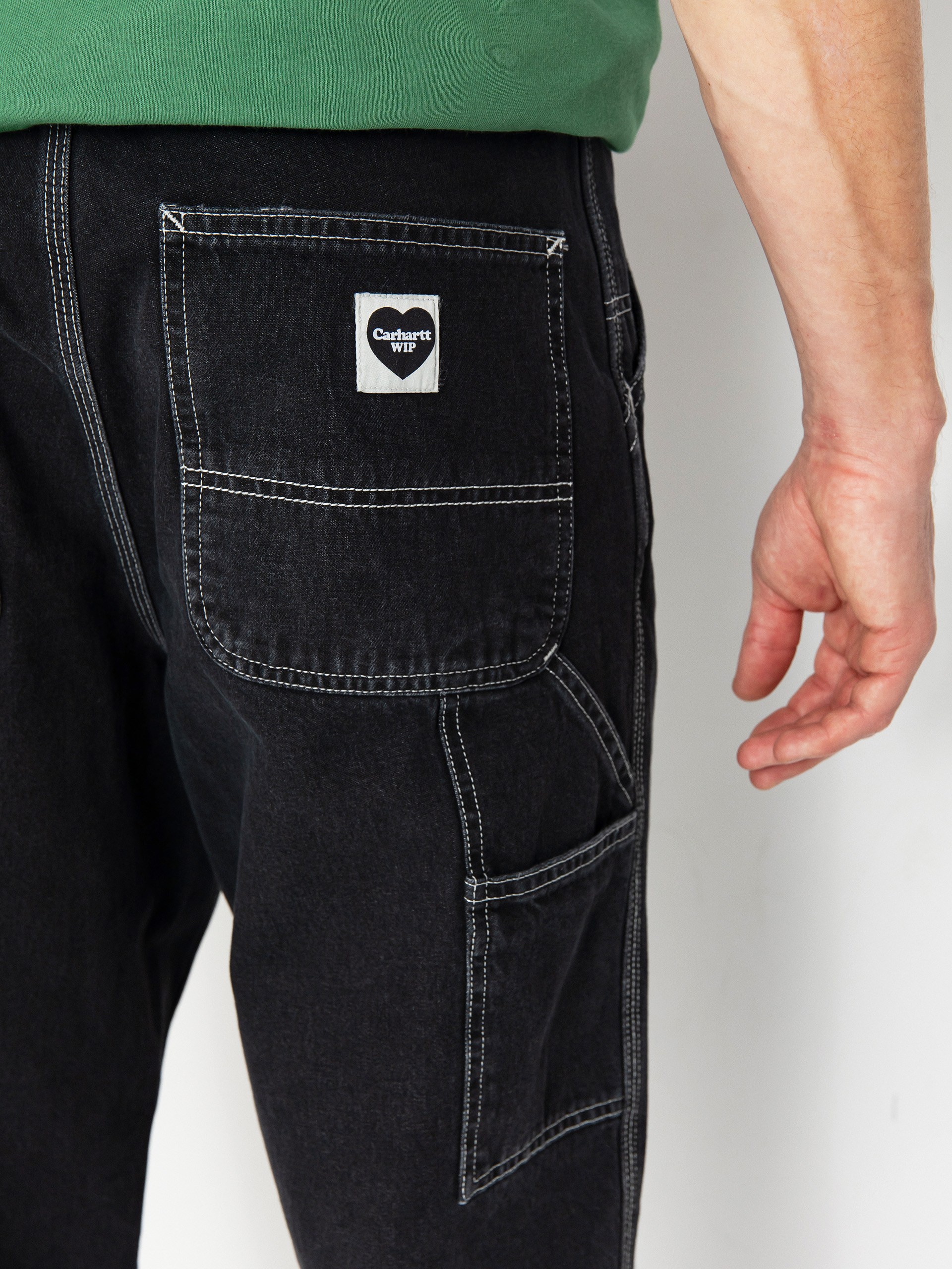 Pantaloni Carhartt WIP Single Knee (black)