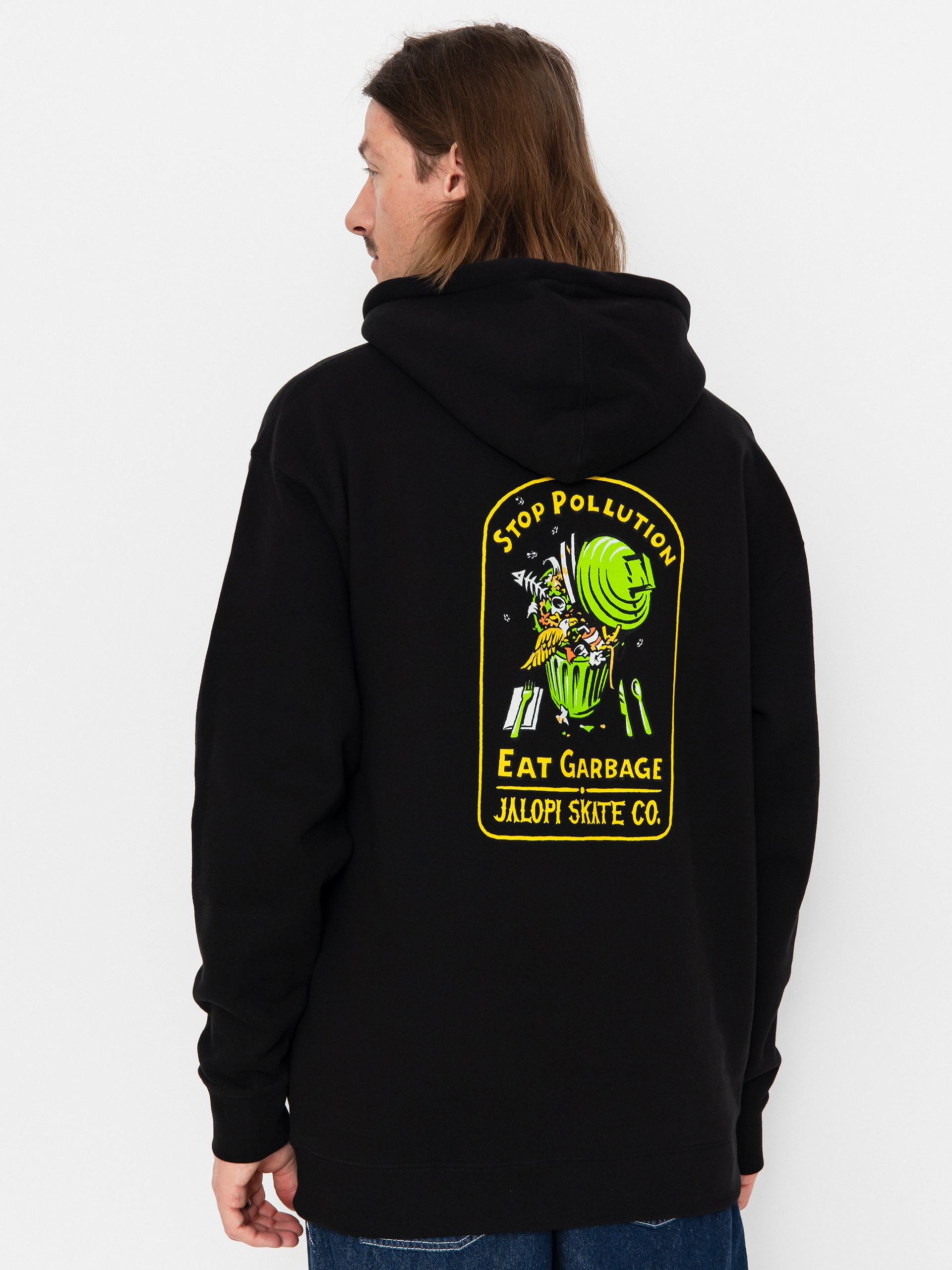 Hanorac cu glugă Antihero Jalopistoppollutn HD (black)