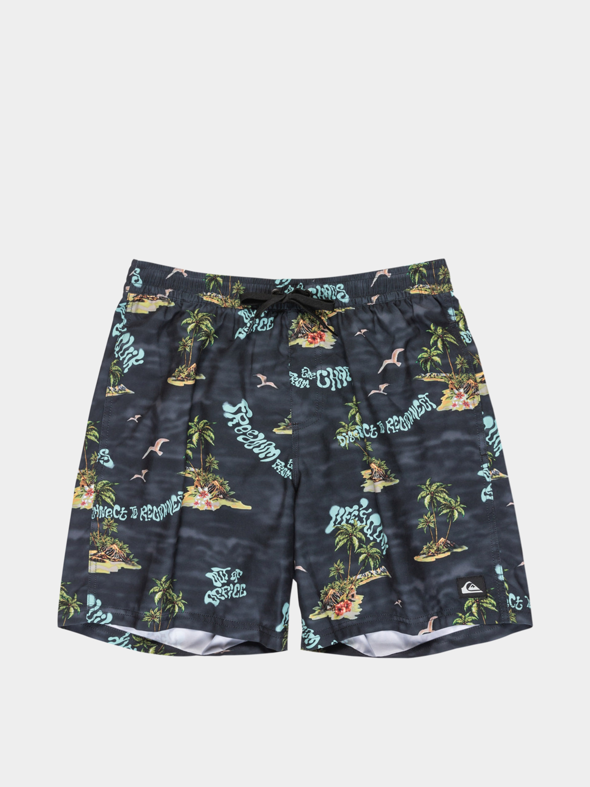 Pantaloni scurți Quiksilver Everyday Straight Volley 17 (black naturama)